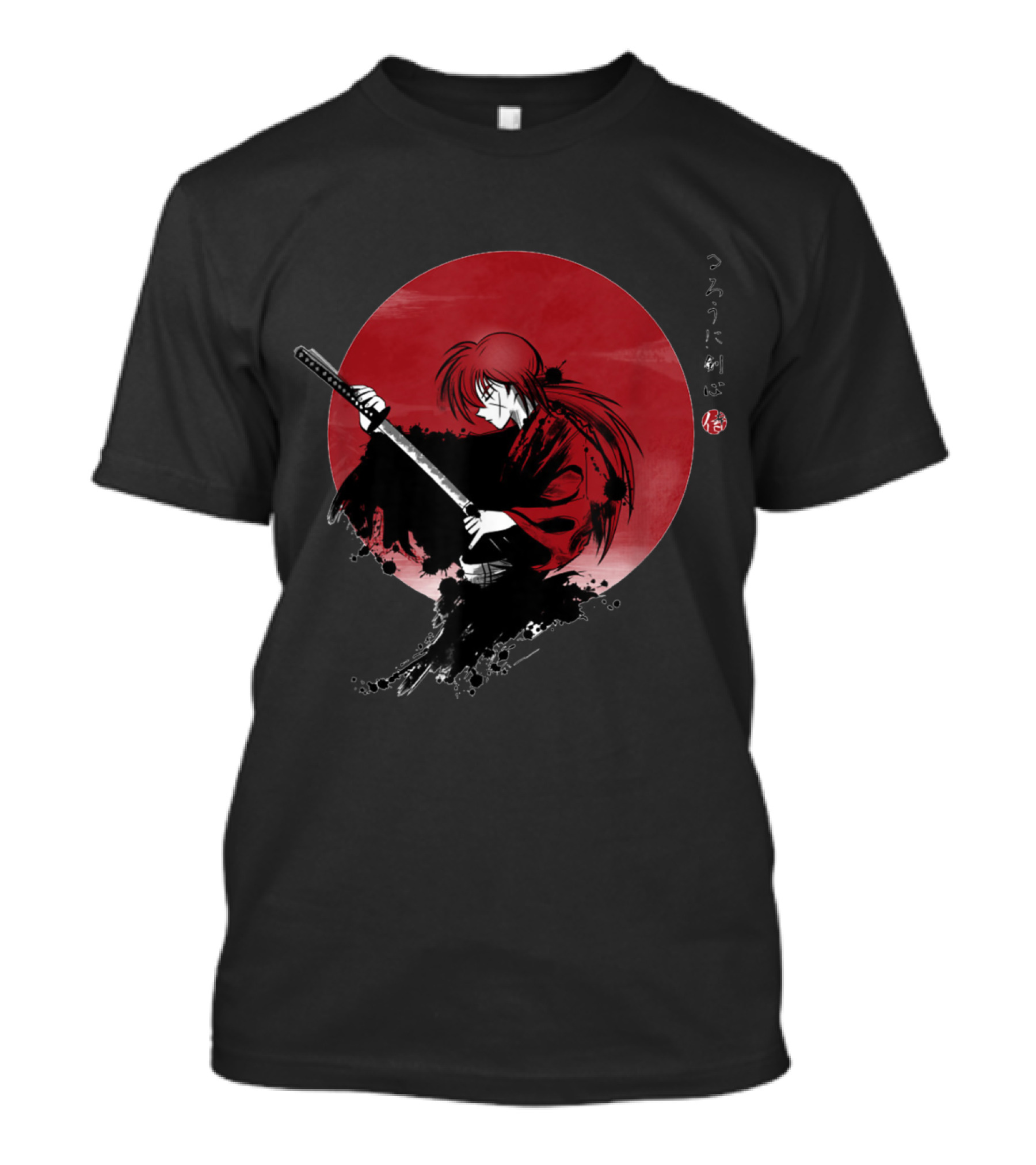 Rurouni Kenshin Samurai Warrior Manga T-Shirt