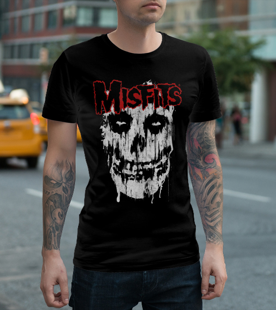 Misfits Fiend Skull Splatter T-Shirt