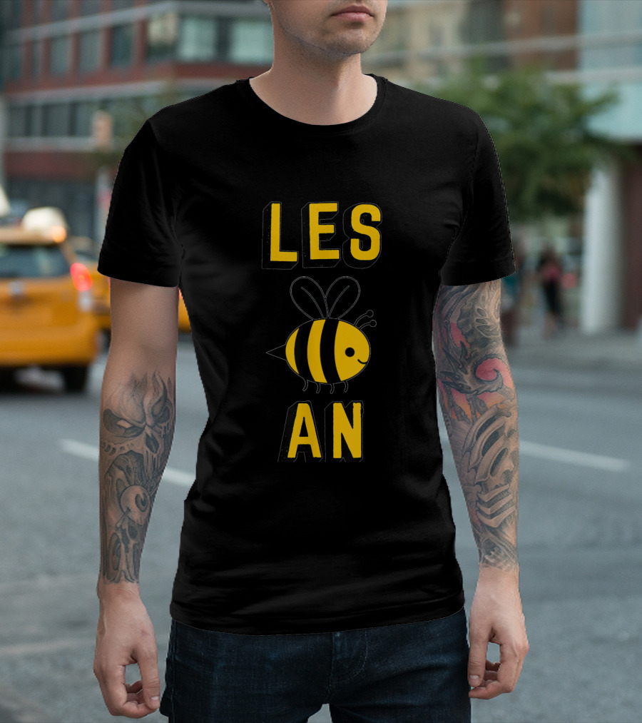 Lesbian Bee Les Bee An Gay Pride T-Shirt