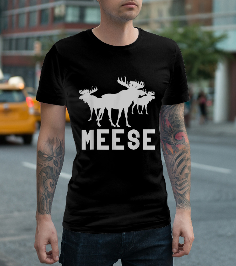 Meese Antlers Moose Trio T-Shirt