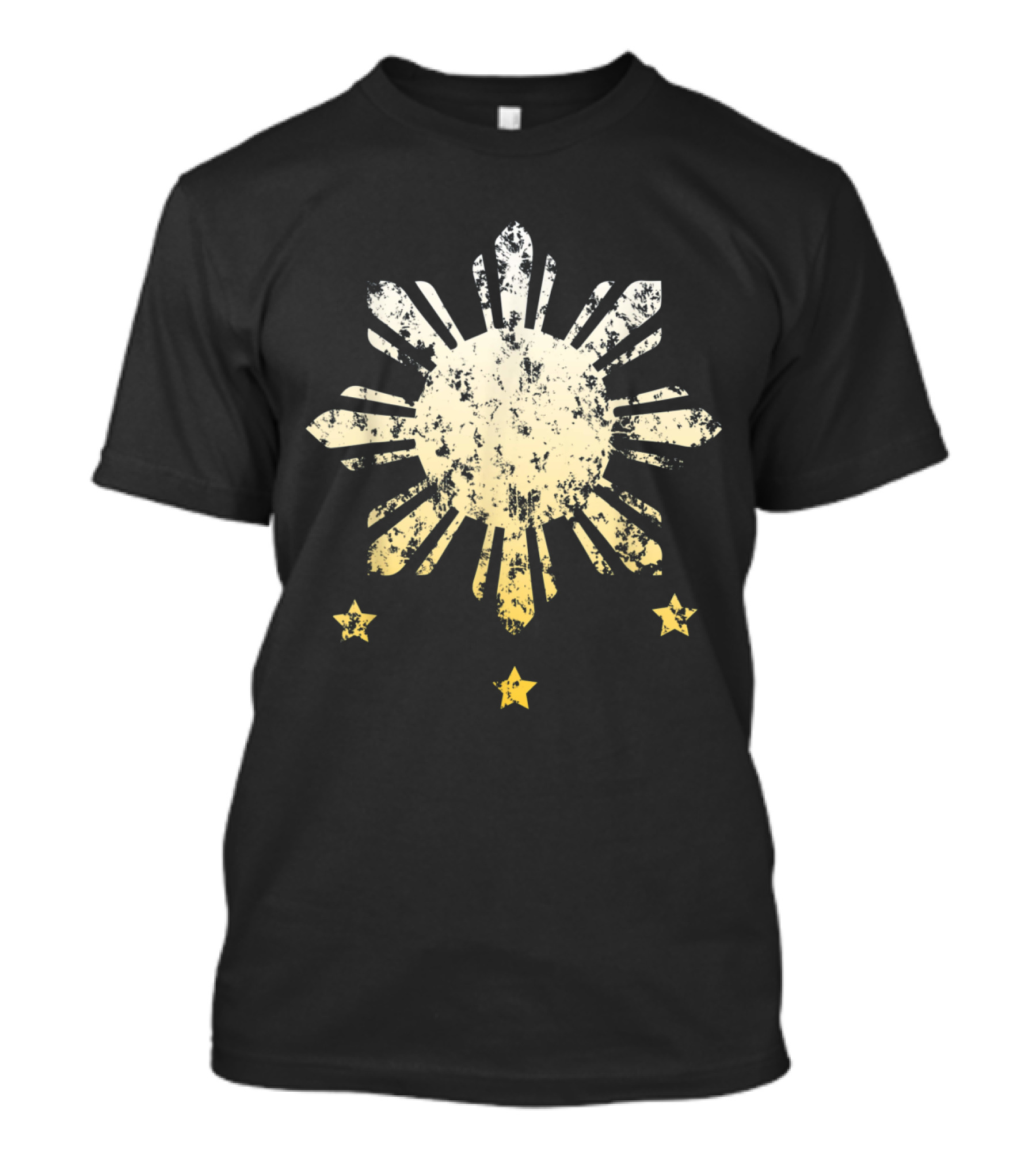 Philippines National Flag Sun And Three Stars T-Shirt