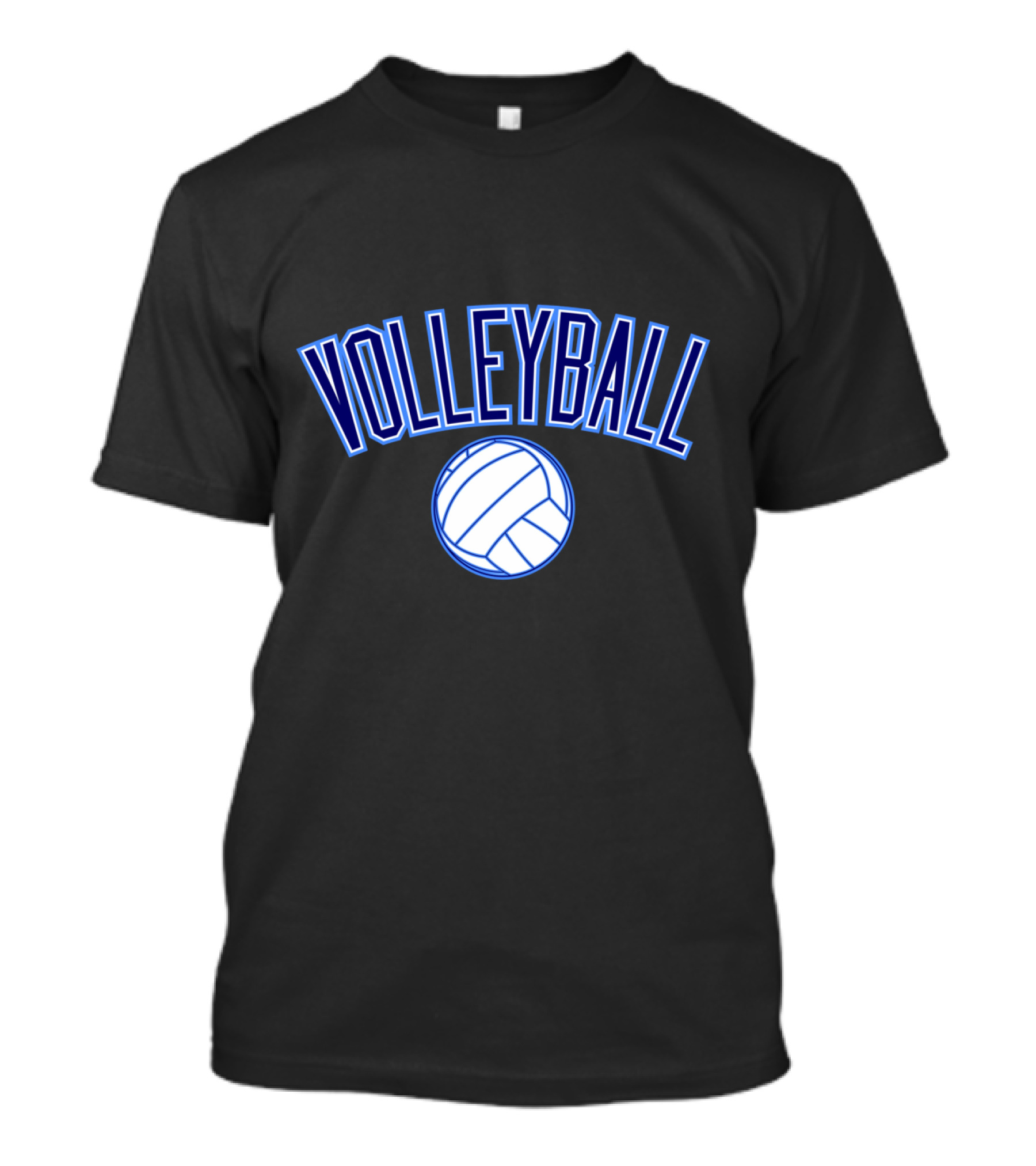 Volleyball Text And Ball T-Shirt
