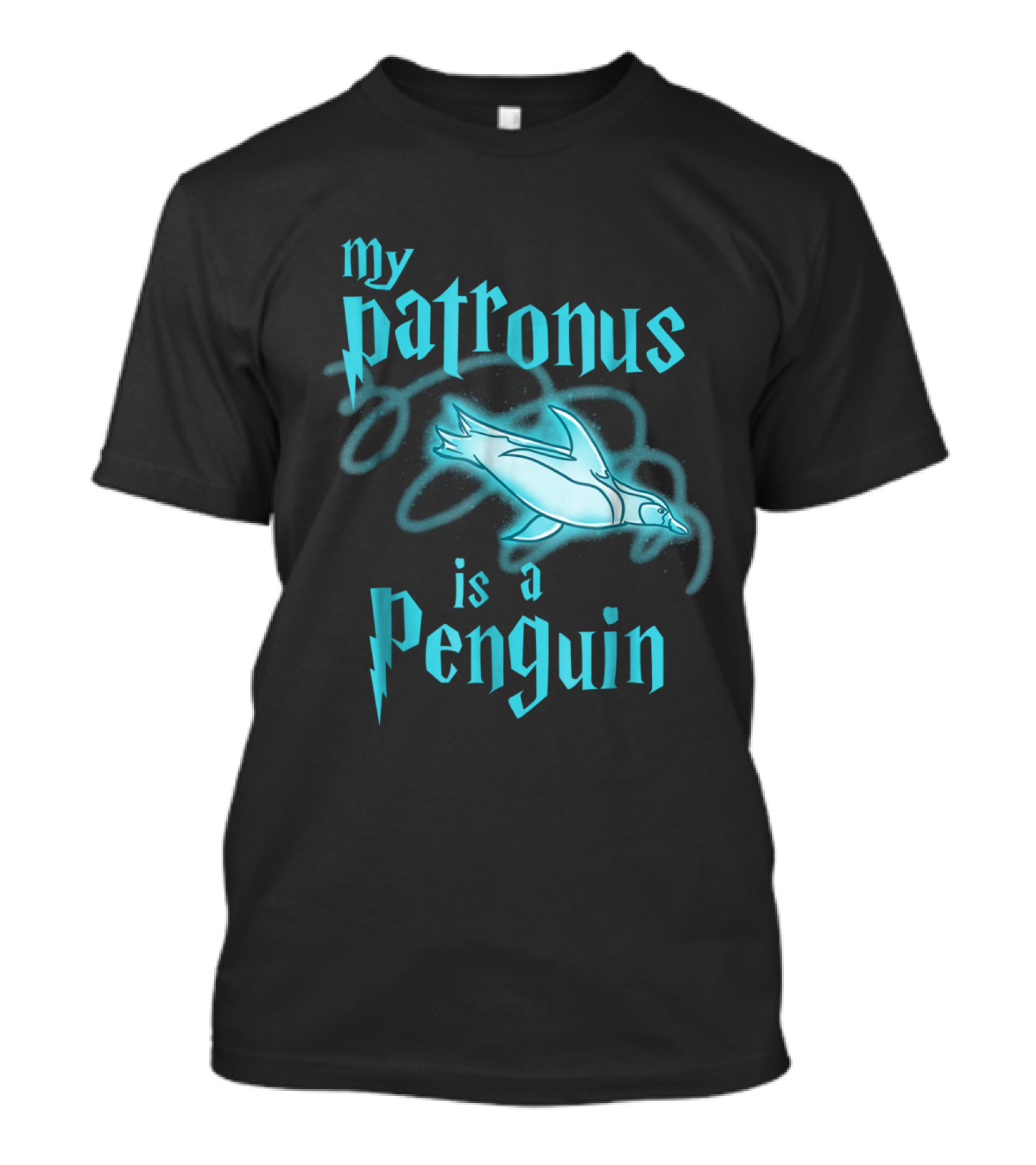 My Patronus Is A Penguin Cute Funny Animal Lover Magic T-Shirt