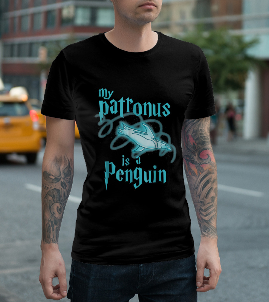 My Patronus Is A Penguin Cute Funny Animal Lover Magic T-Shirt