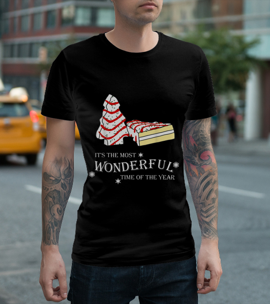 It's The Most Wonderful Time Of The Year Cake And Tree T-Shirt
