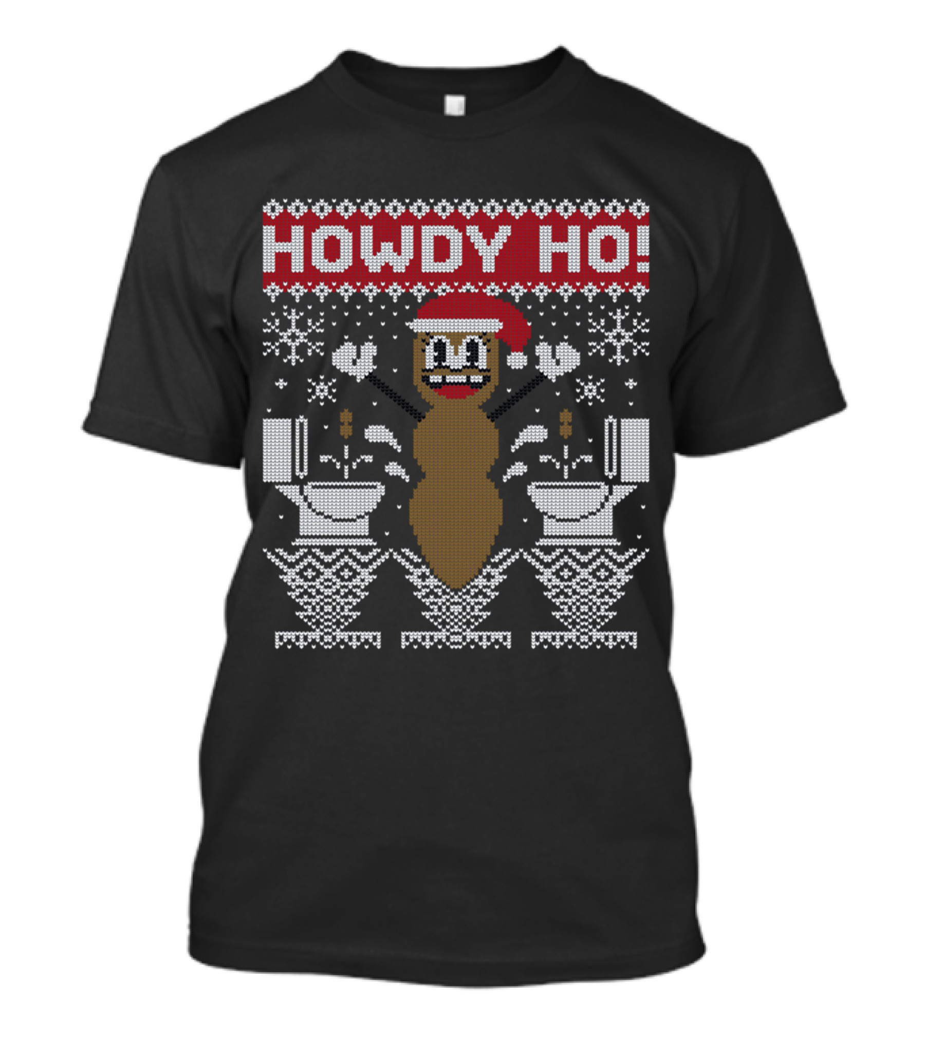 Howdy Ho Mr. Hankey The Christmas Poo Ugly T-Shirt