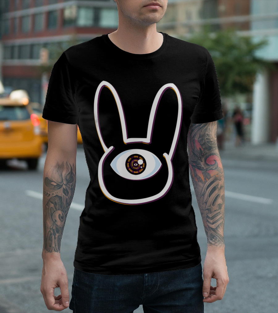 Bad Easter Bunny 1 Eye X100 Easter Dembow Reggaeton Trap T-Shirt