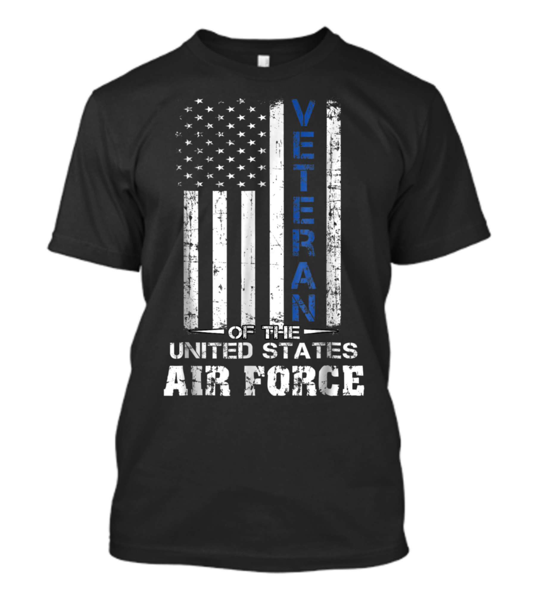 Veteran Of The United States Air Force With American Flag T-Shirt