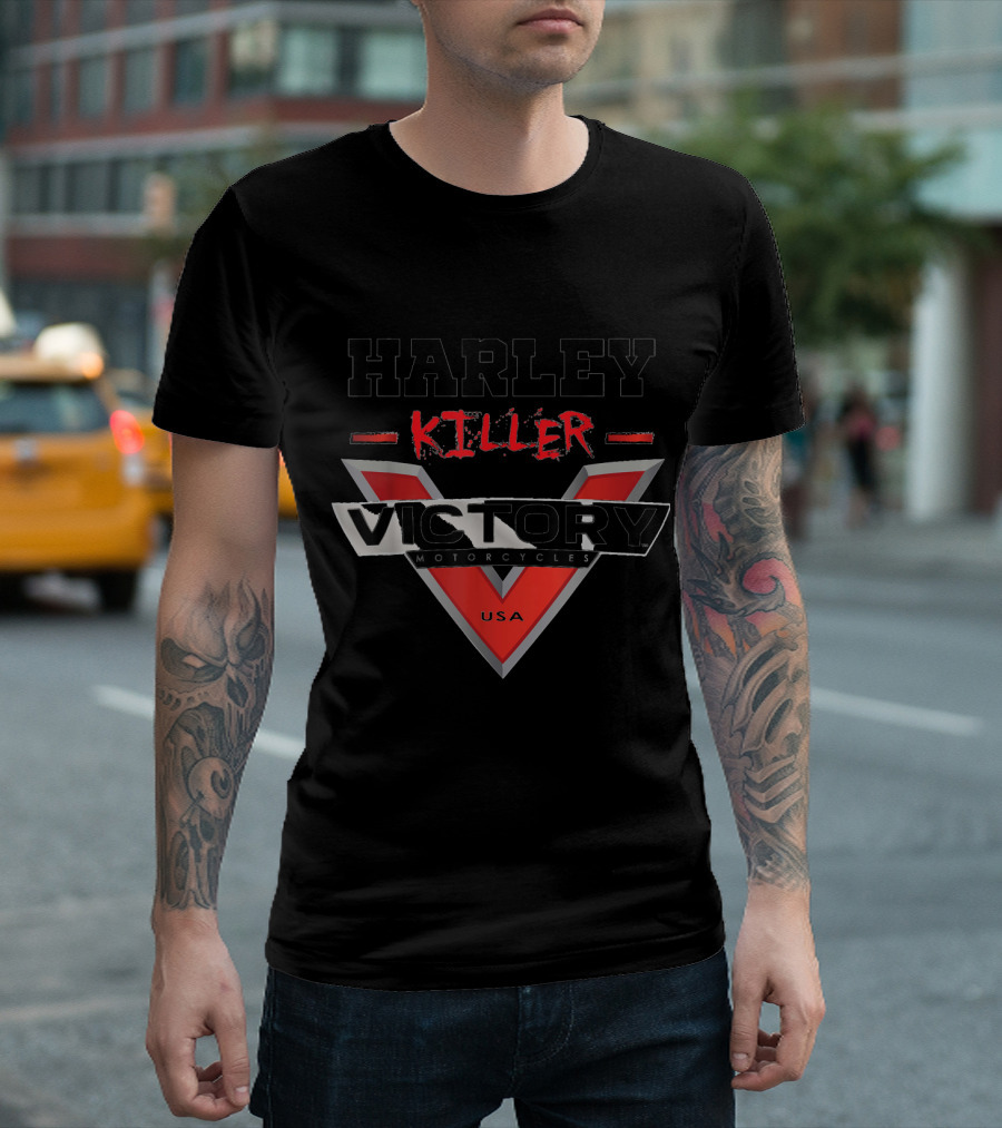 HARLEY KILLER VICTORY MOTORCYCLES USA T-Shirt