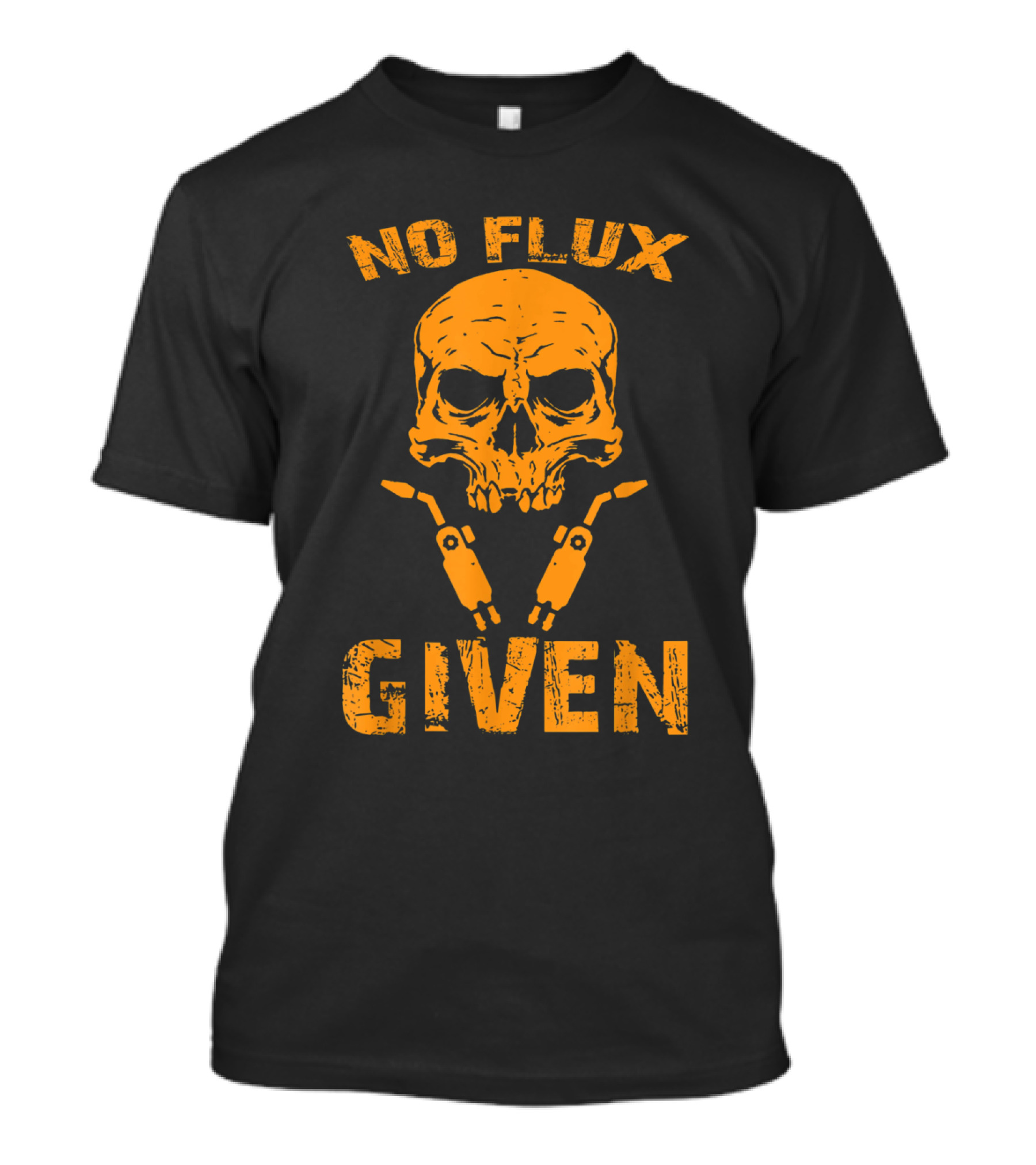 No Flux Given Skull Welding Humor Retro T-Shirt