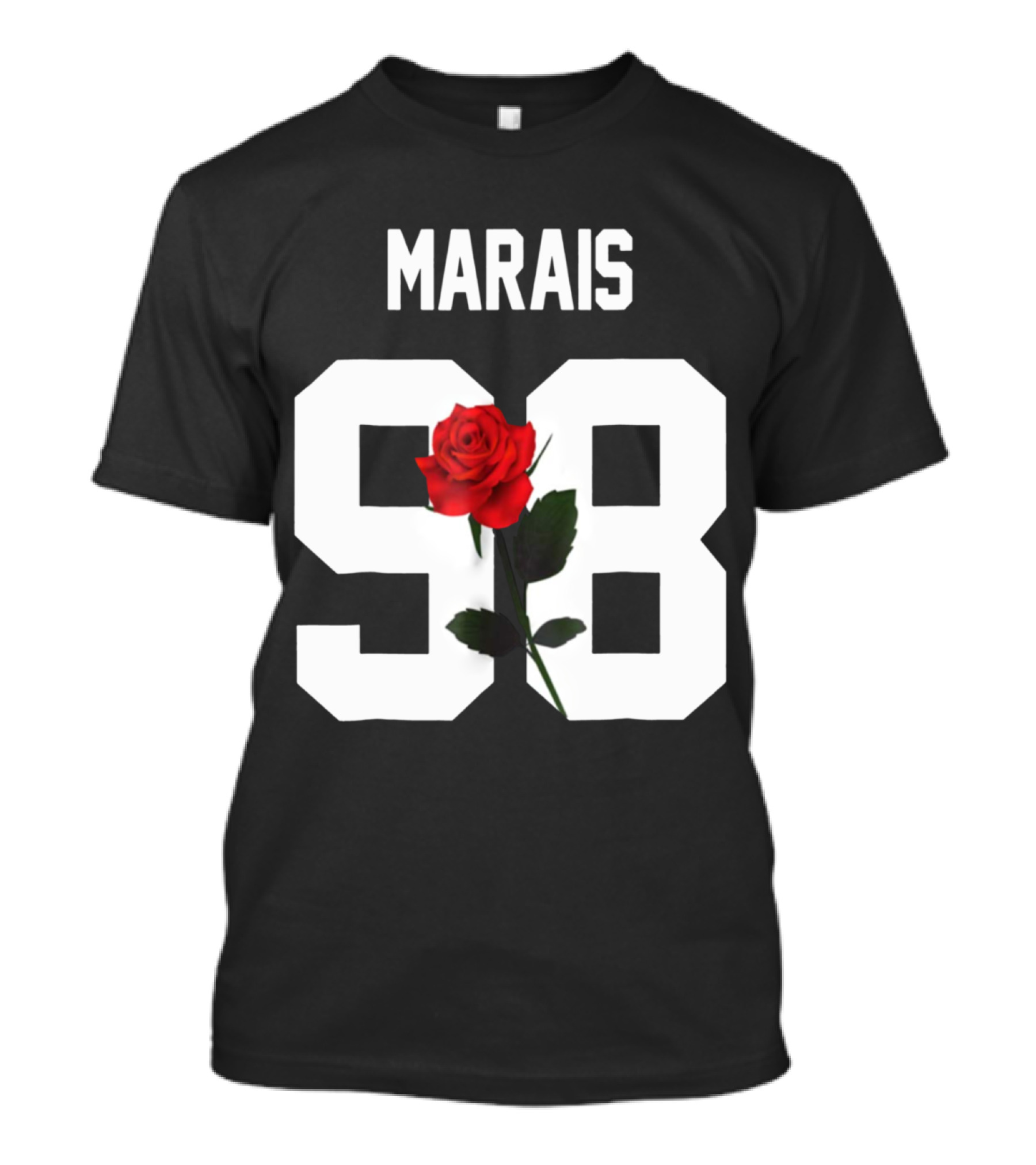 Marais 98 Red Rose Fans Merchandise T-Shirt