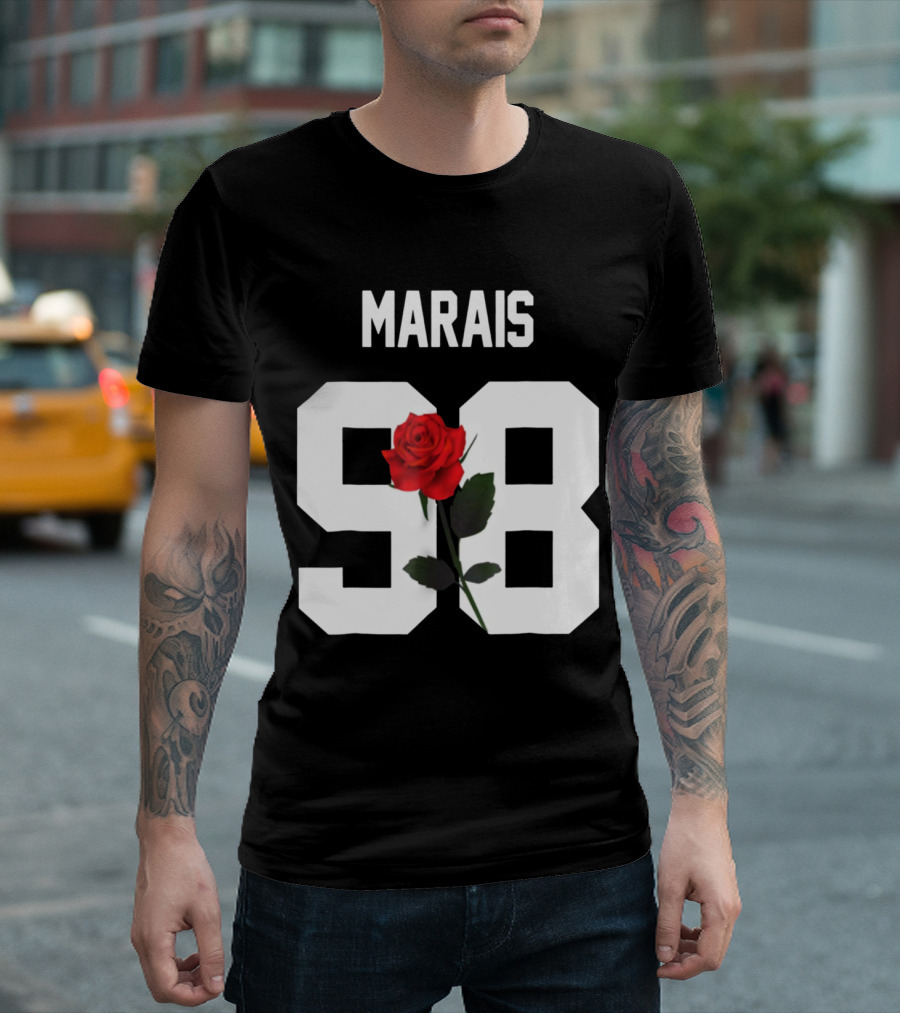 Marais 98 Red Rose Fans Merchandise T-Shirt