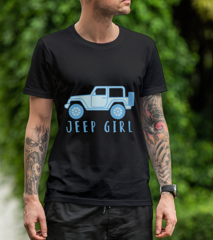 Womens Jeep Girl Jeep Girl Enthusiast Iconic Jeep Wrangler T-Shirt