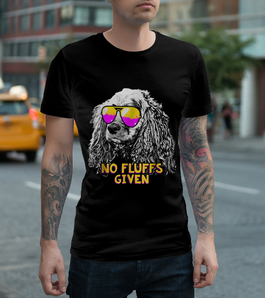 Cocker Spaniel No Fluffs Given Sunglasses T-Shirt