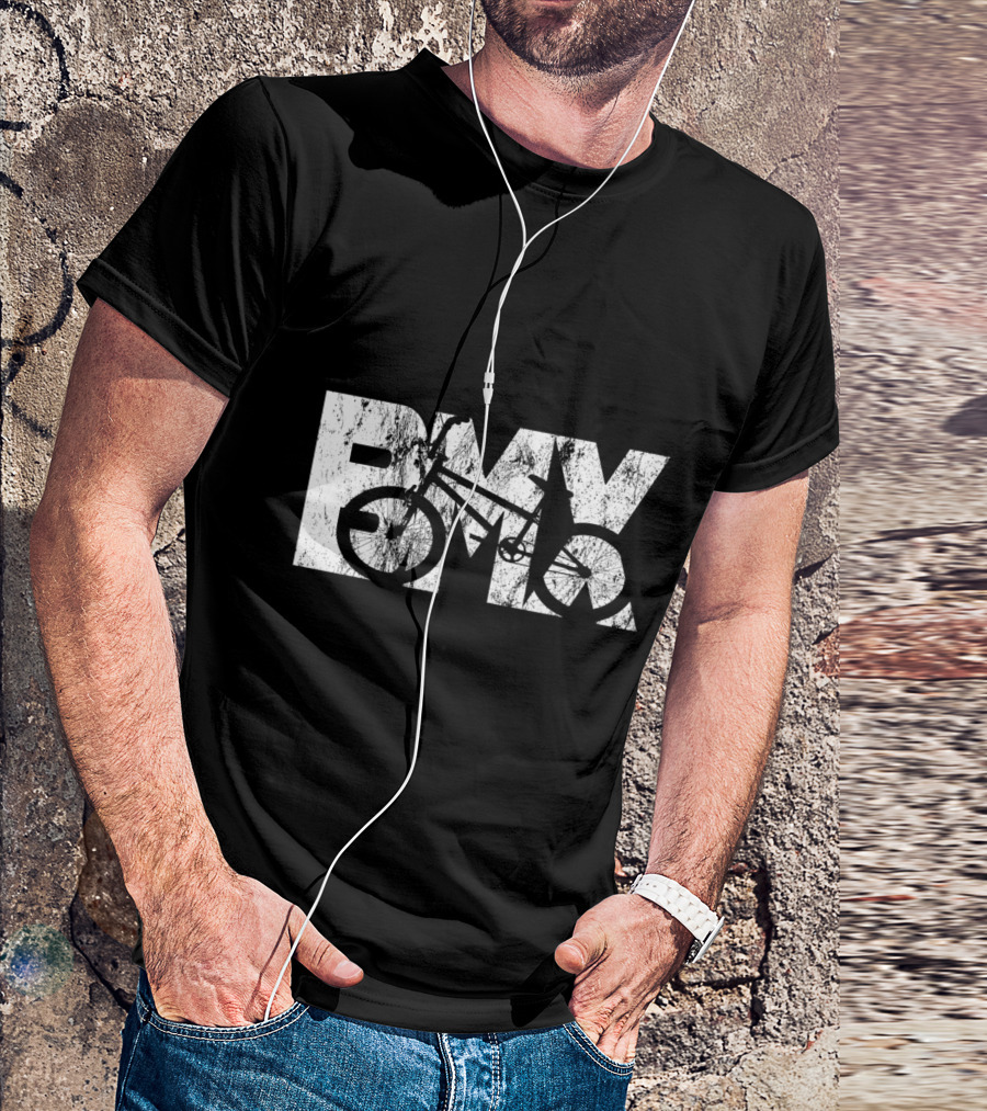 Vintage BMX Racing Fan Bike Cool T-Shirt