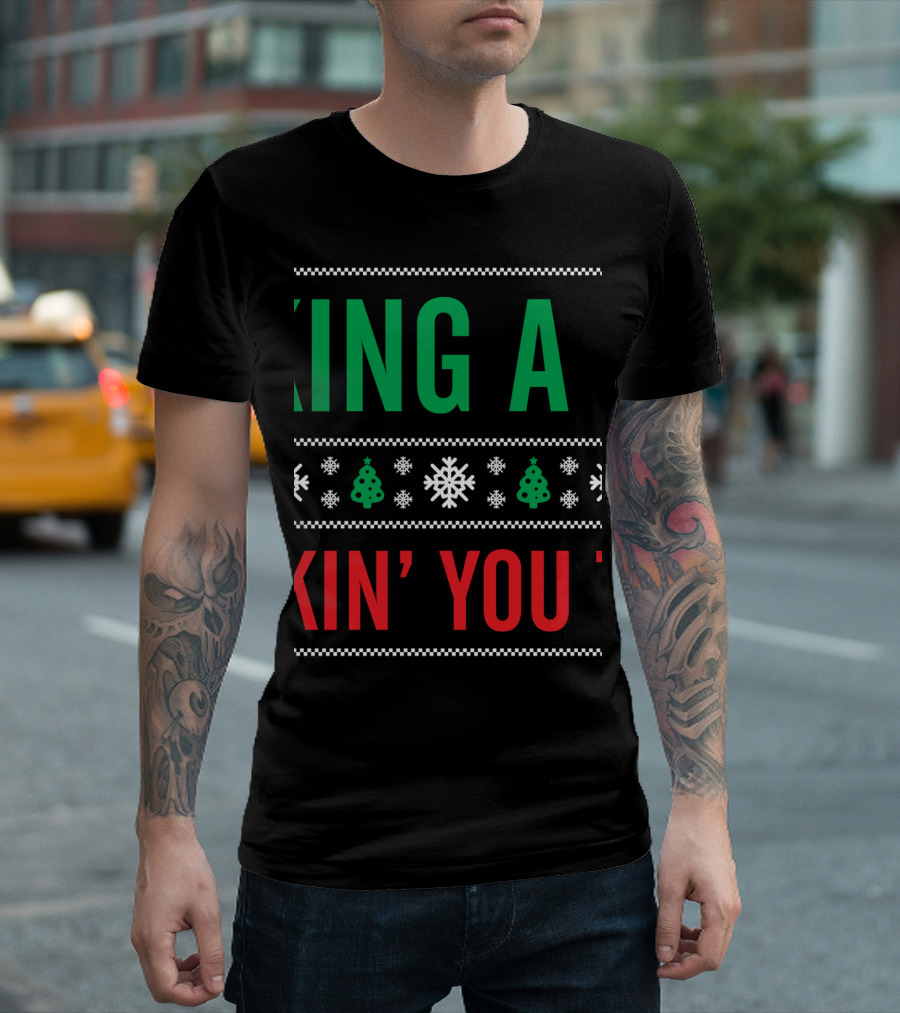 Making a Fist Knocking You Out Christmas T-Shirt