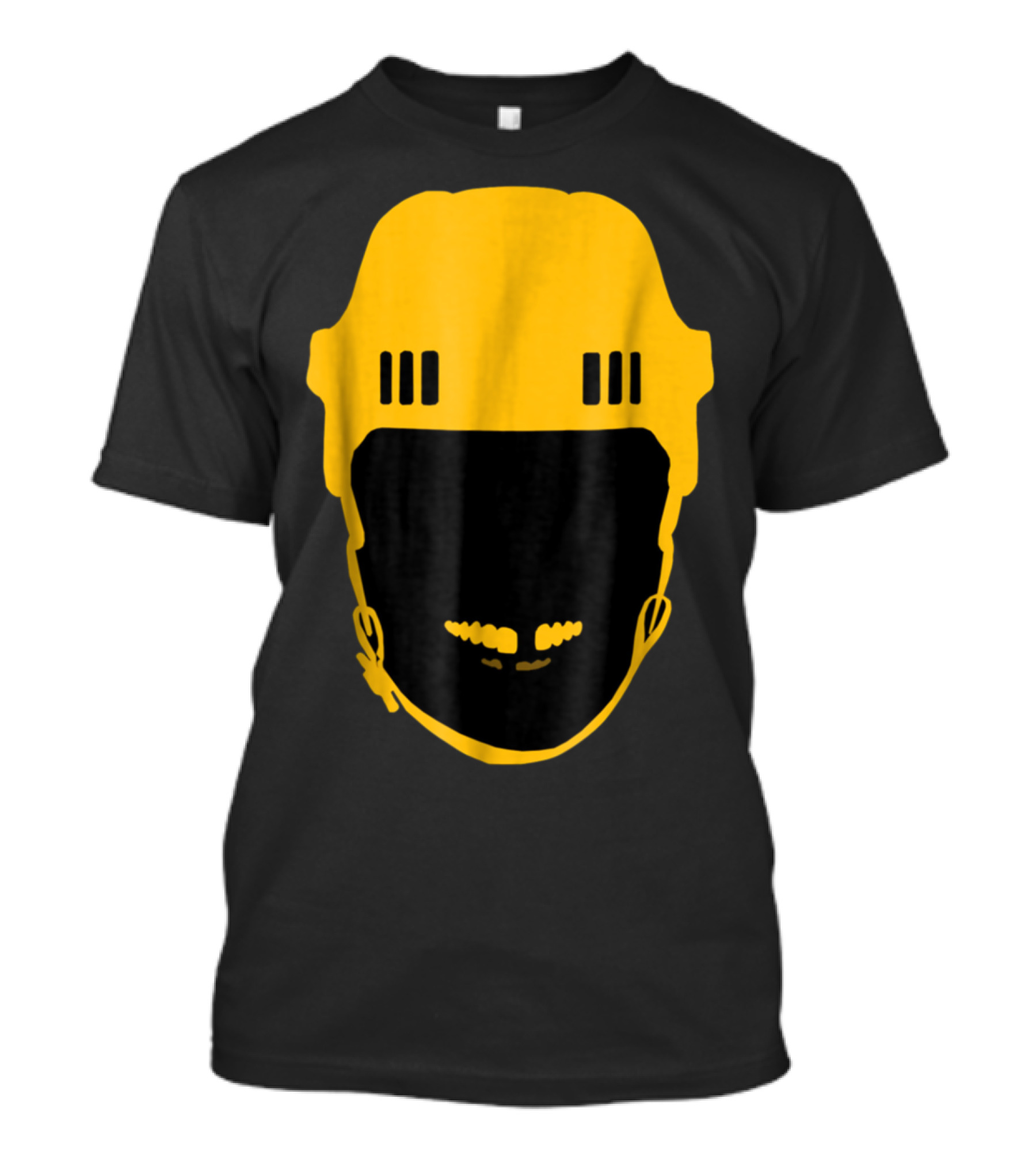 Spittin Chiclets Hockey Helmet Icon With Toothless Grin T-Shirt