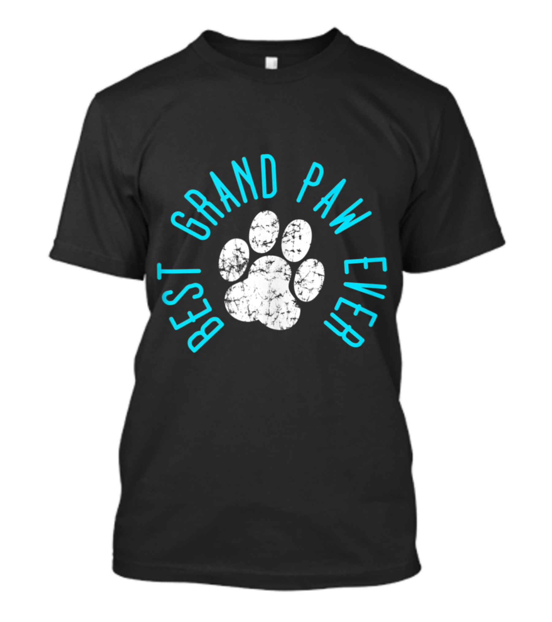 Best Grand Paw Ever Dog Paw Prints T-Shirt
