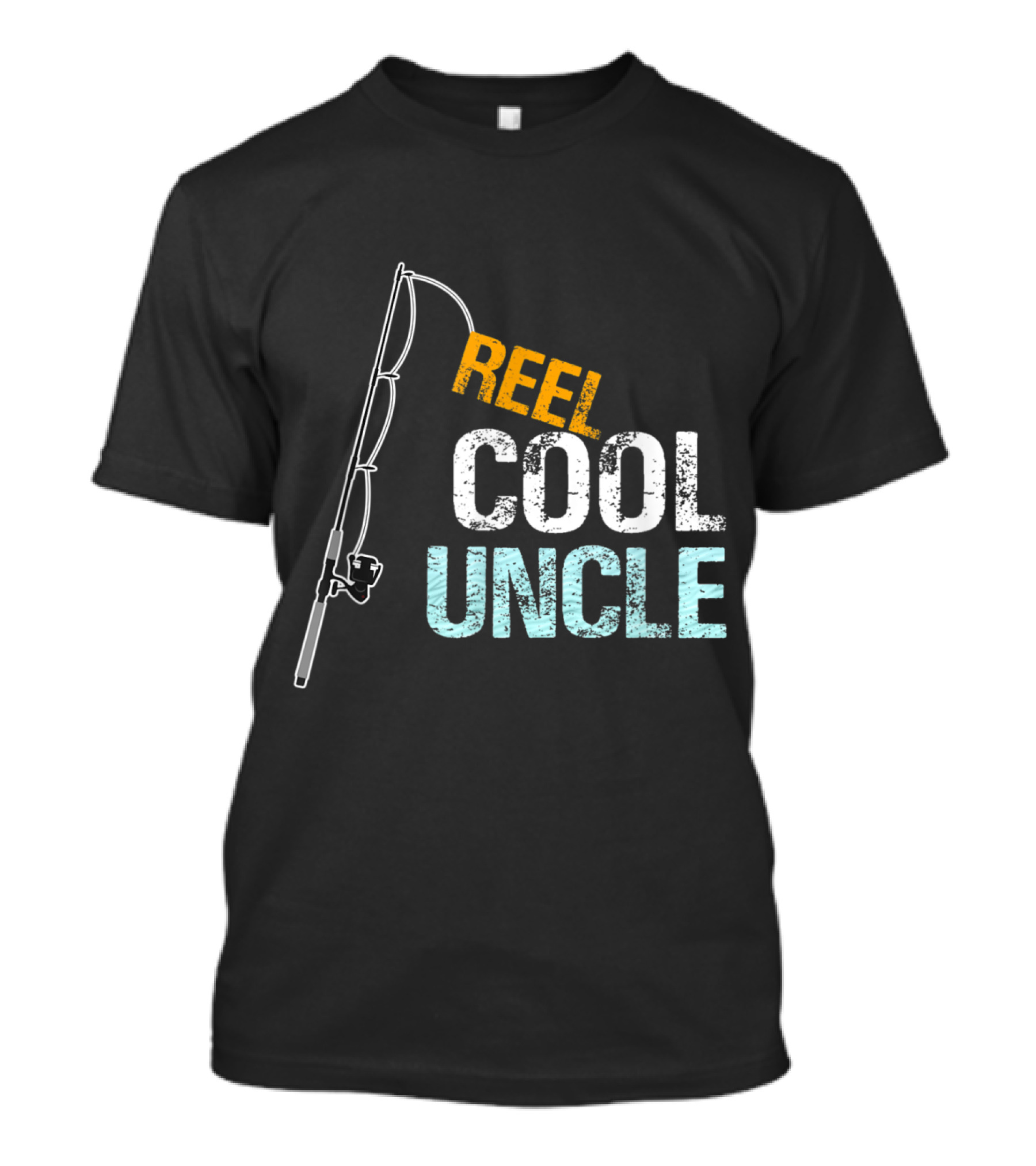 Reel Cool Uncle Mens Shirt From Niece Or Nephew With Fishing Rod T-Shirt