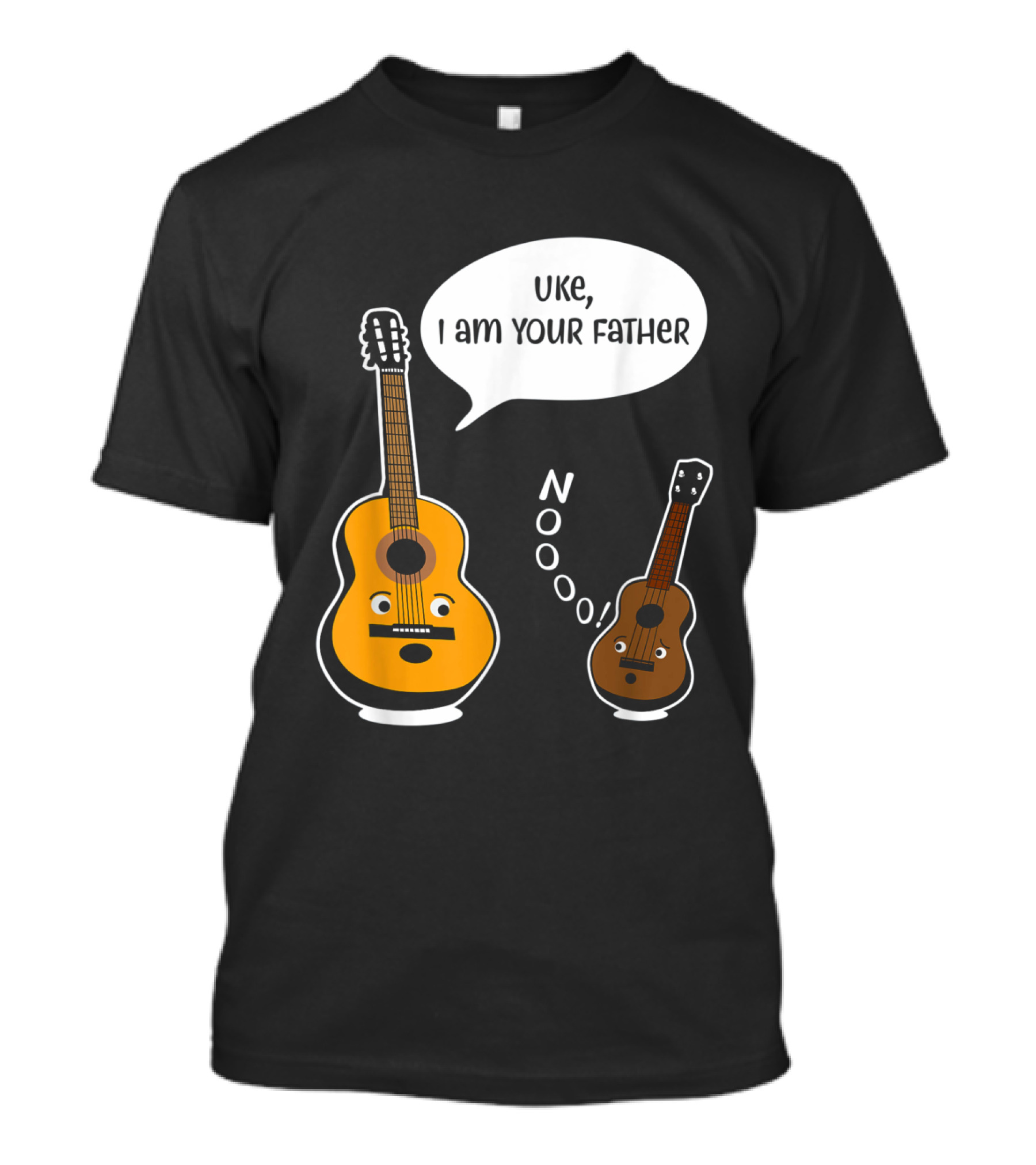 Uke I Am Your Father Funny Guitar Ukulele Noooo T-Shirt
