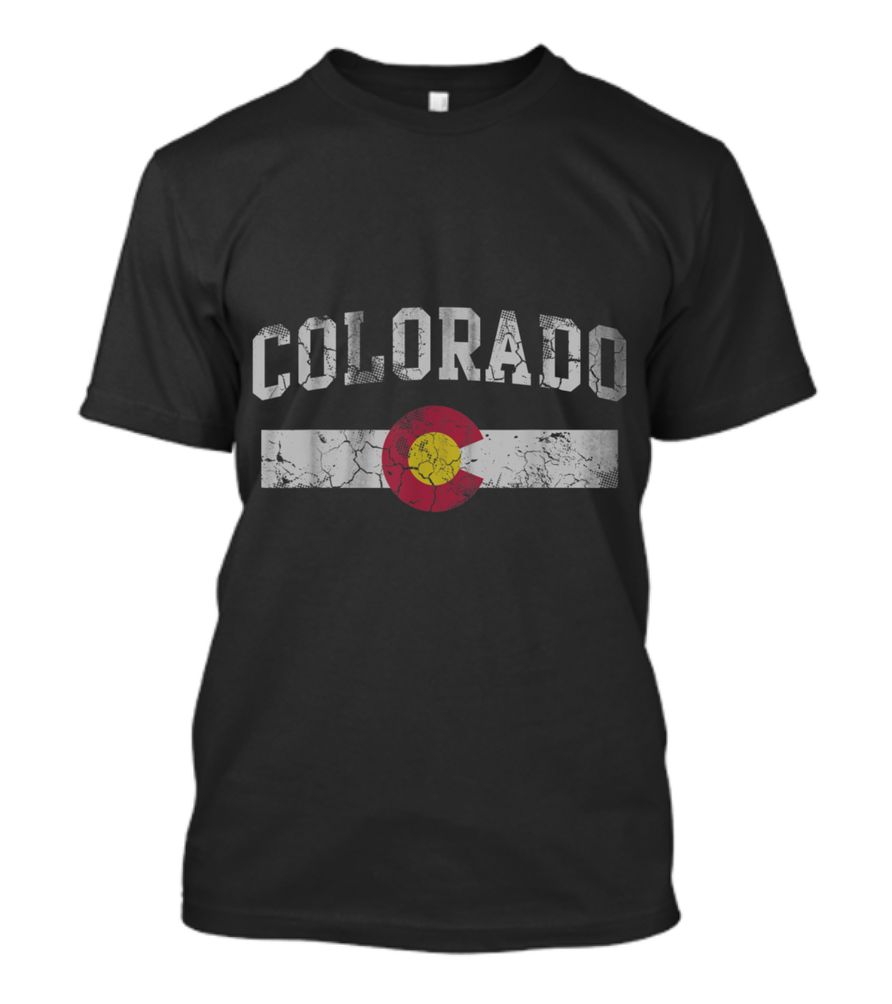 Colorado Vintage Cracked State Flag T-Shirt