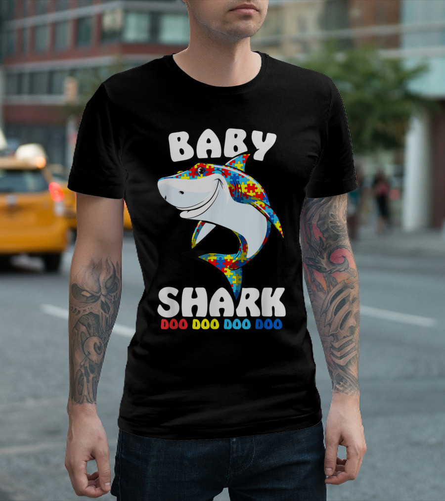 Baby Shark Doo Doo Doo Doo Puzzle T-Shirt