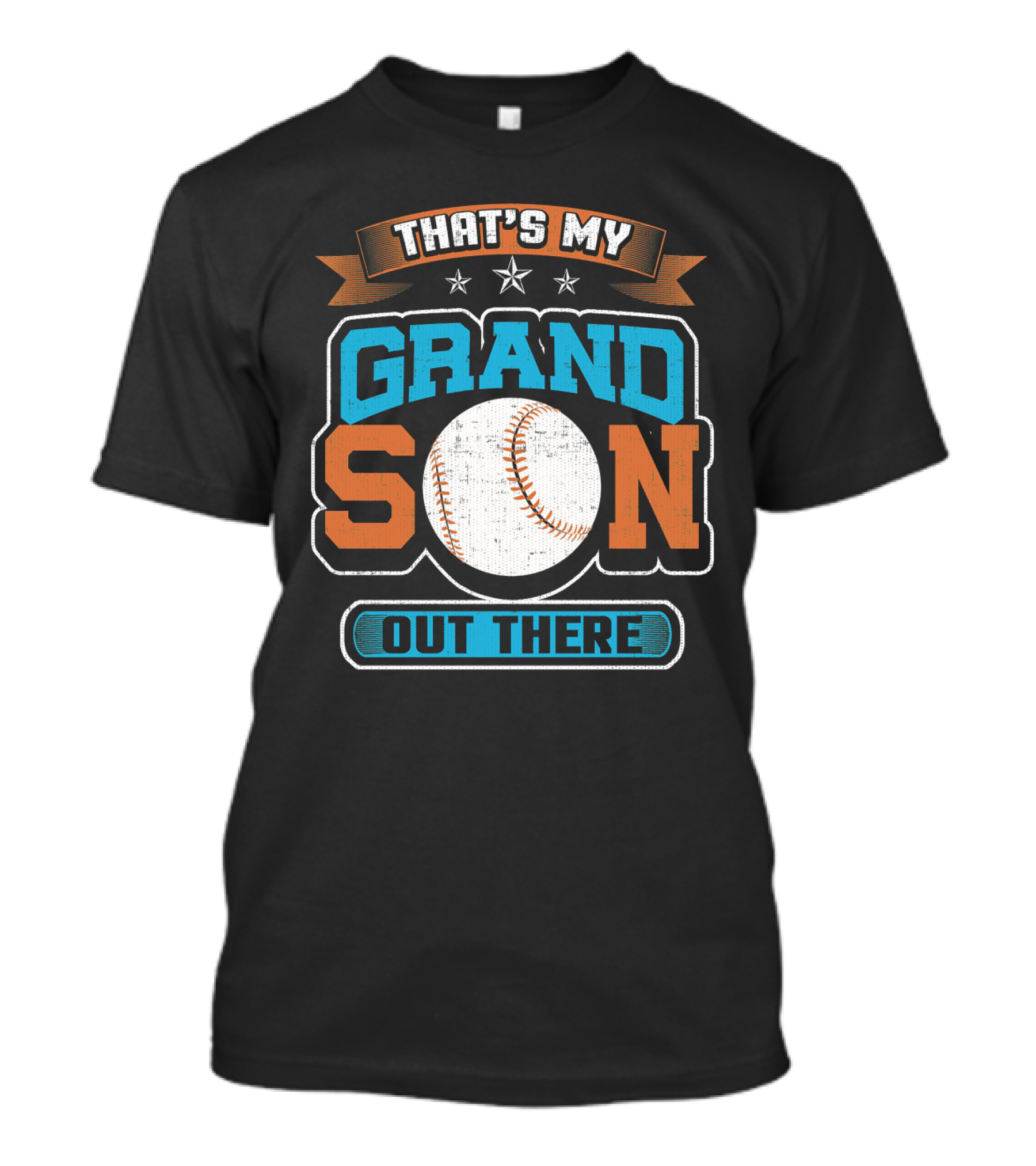 THAT'S MY GRANDSON OUT THERE BASEBALL BALL STARS T-Shirt