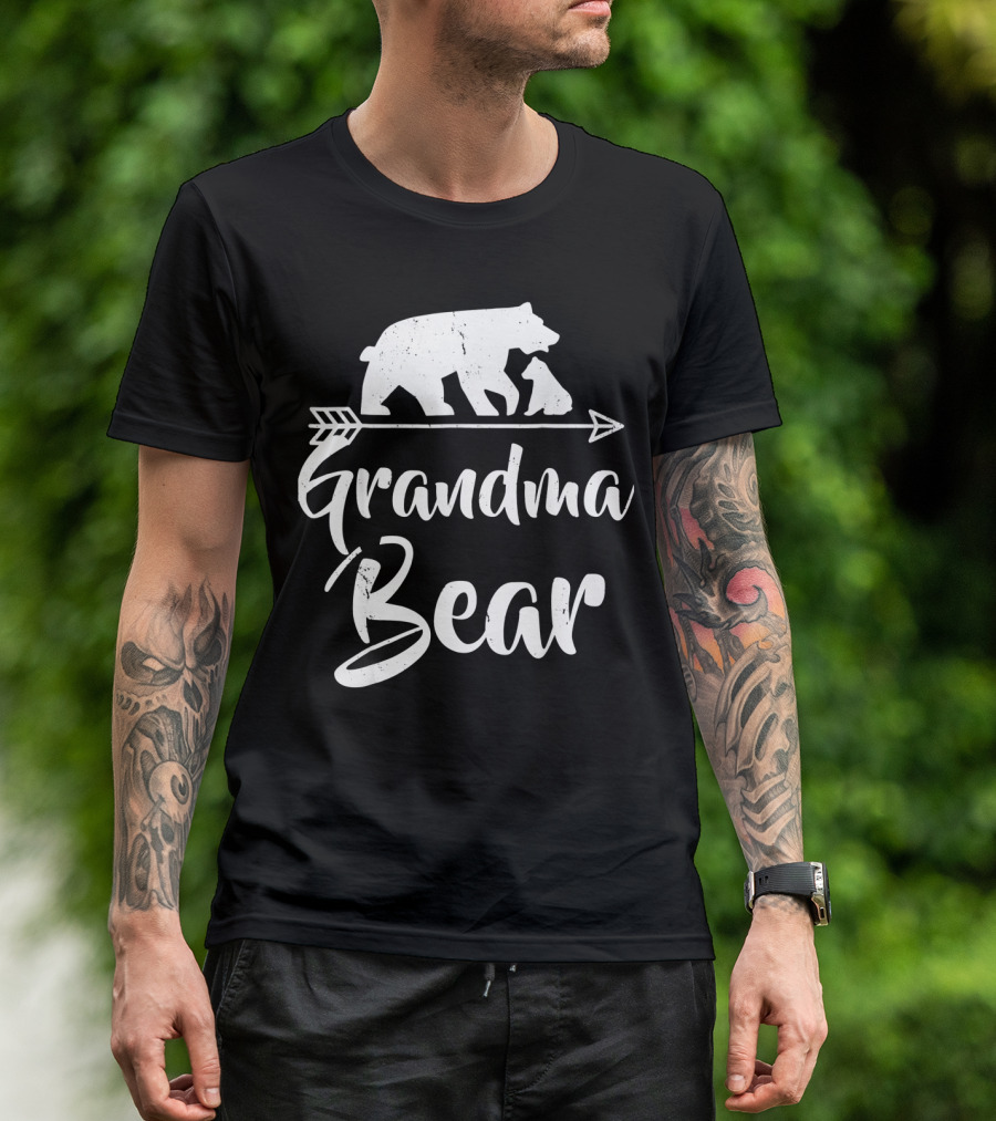 Grandma Bear With Bear And Arrow T-Shirt