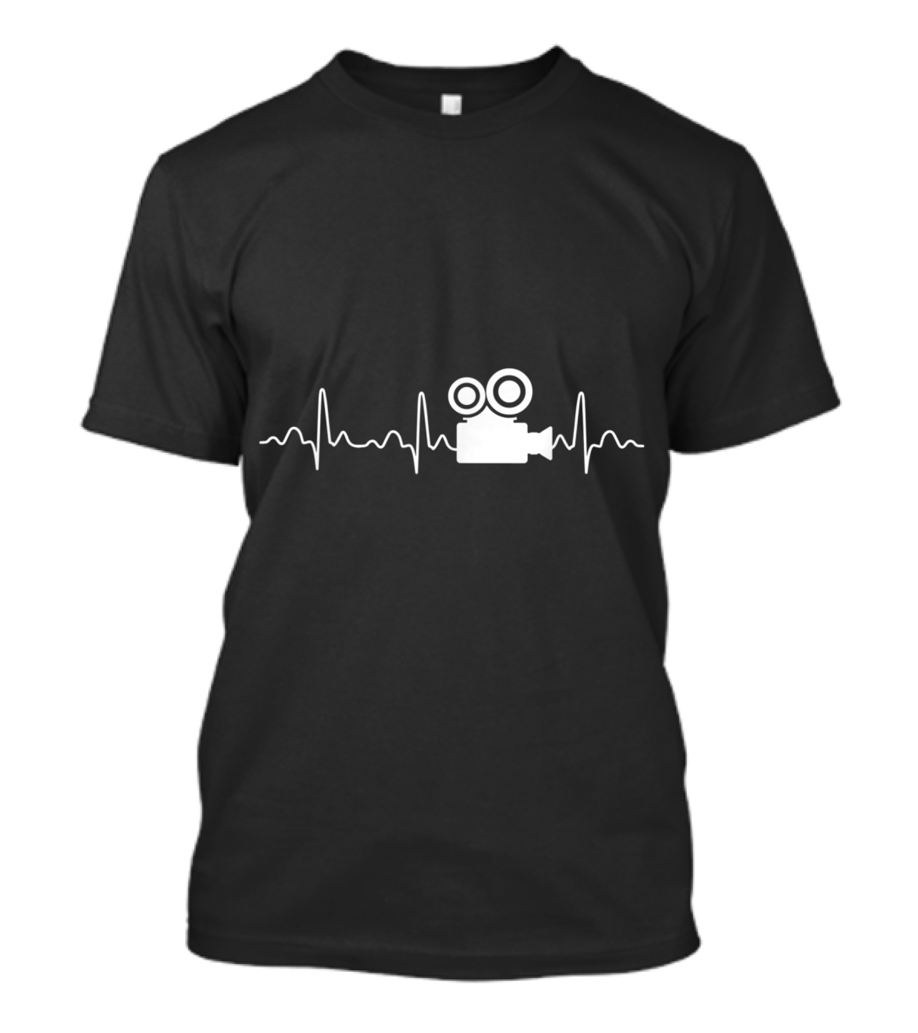 Videographer Heartbeat Videography Camera Filmmaker T-Shirt
