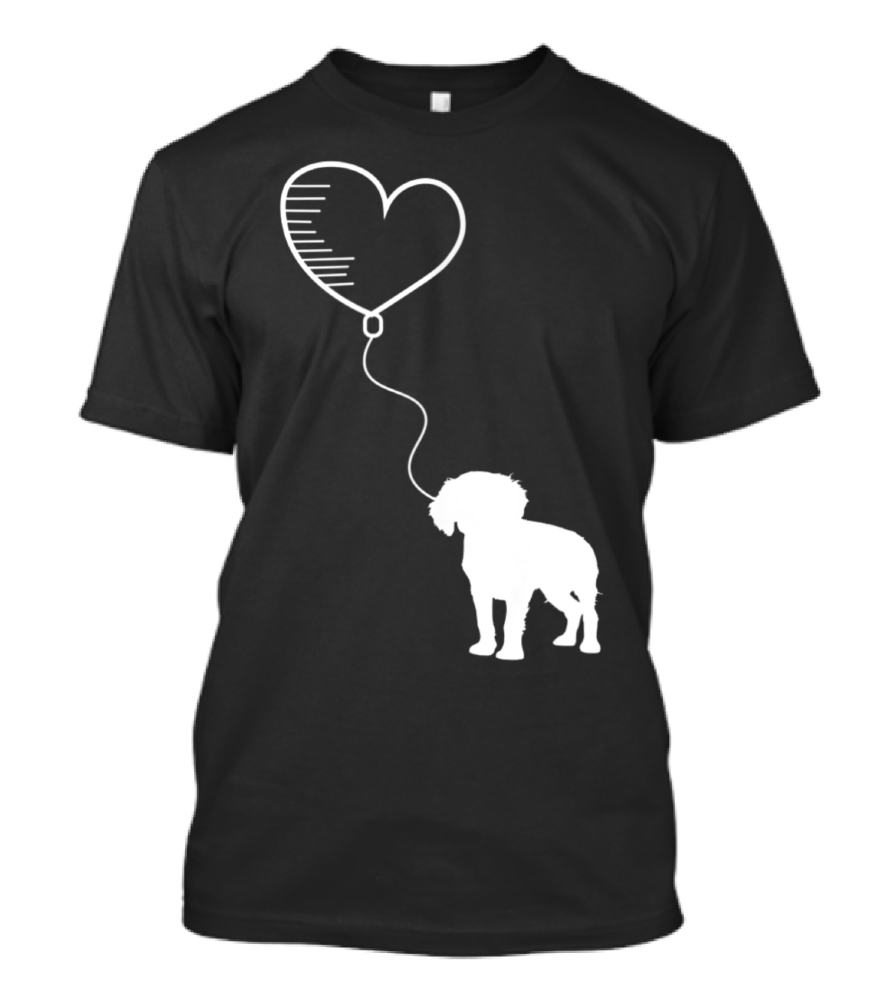 Cavalier King Charles Spaniel Heart Balloon T-Shirt