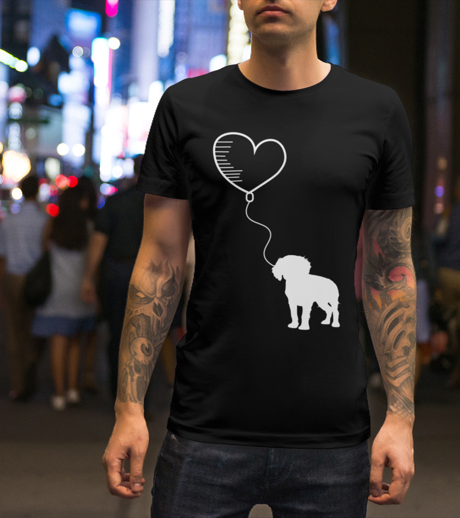Cavalier King Charles Spaniel Heart Balloon T-Shirt