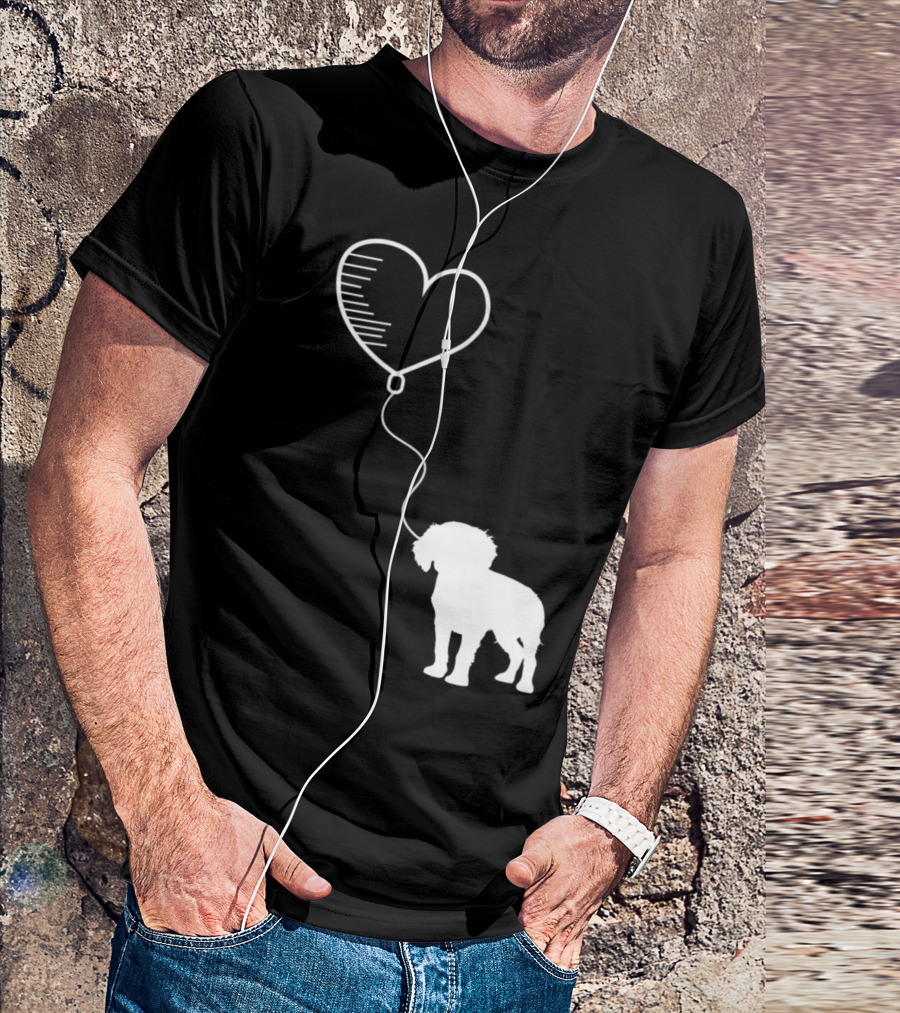 Cavalier King Charles Spaniel Heart Balloon T-Shirt