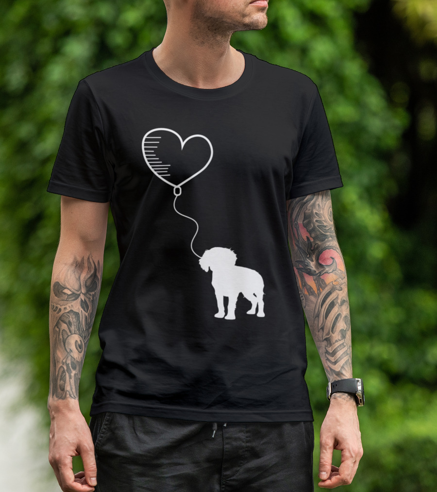 Cavalier King Charles Spaniel Heart Balloon T-Shirt