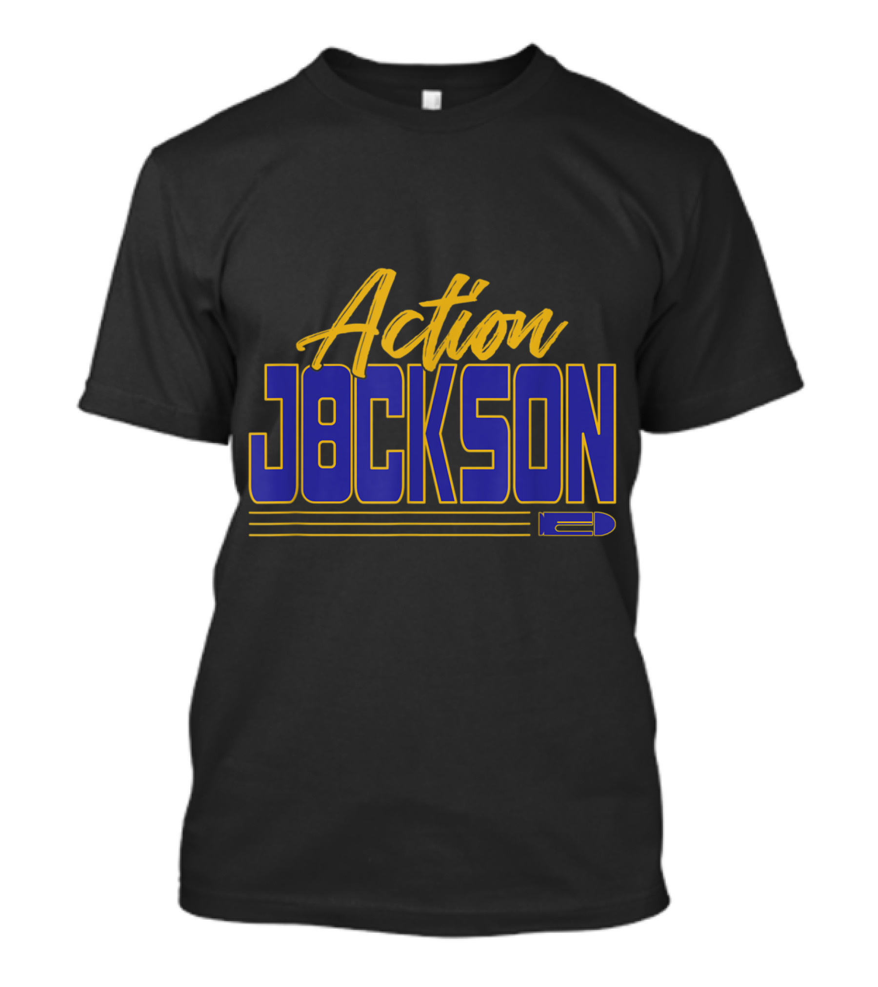Baltimore Maryland Action Jackson QB #8 Football Fans T-Shirt