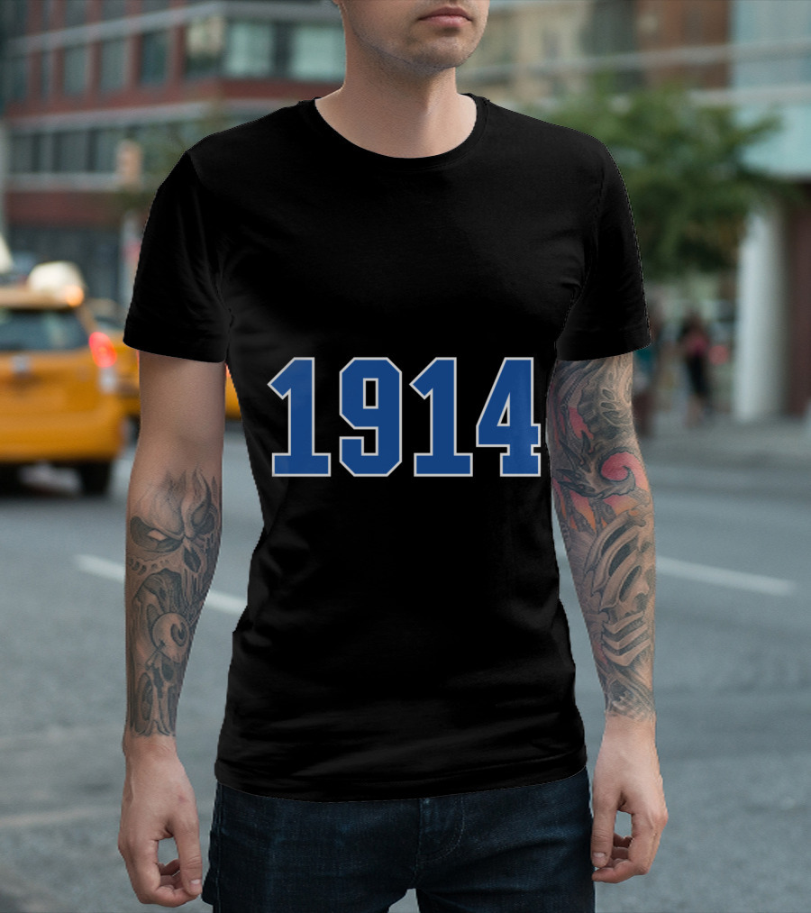 Blu Phi GOMAB 1914 Sigma Fraternity Founding Year T-Shirt