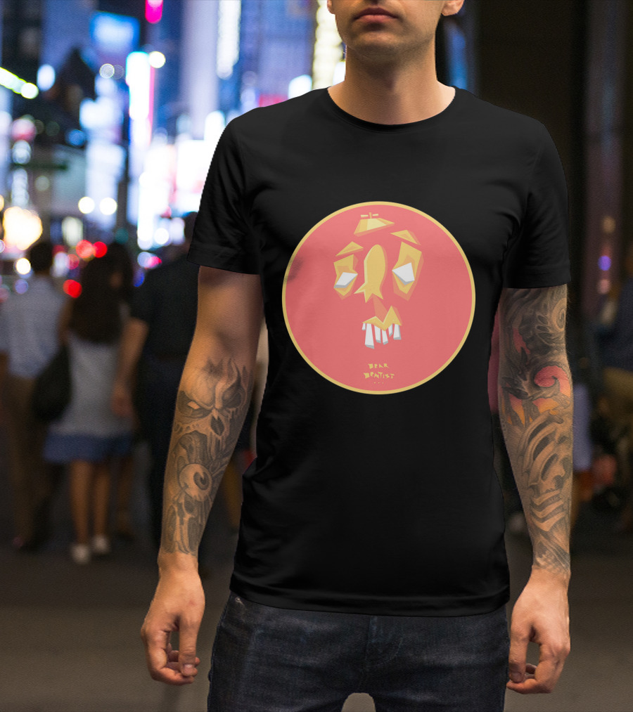 Dear Dentist Geometric Face T-Shirt