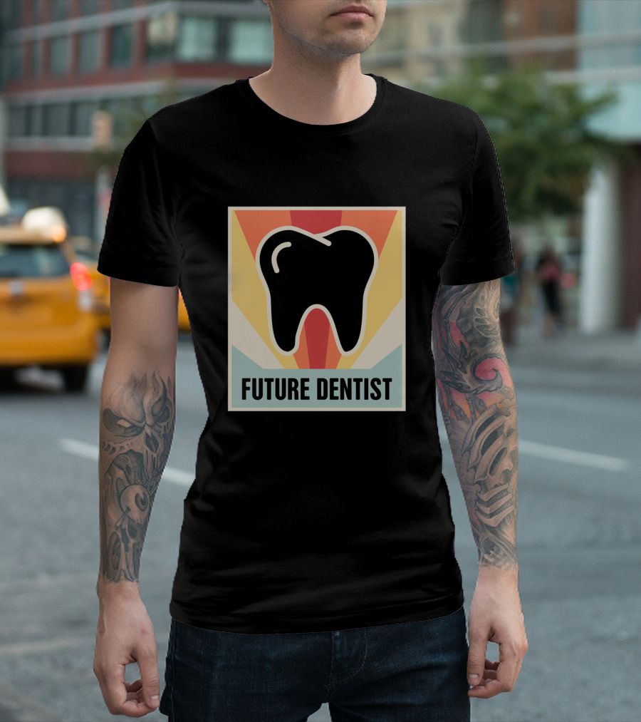 Future Dentist Retro Tooth T-Shirt