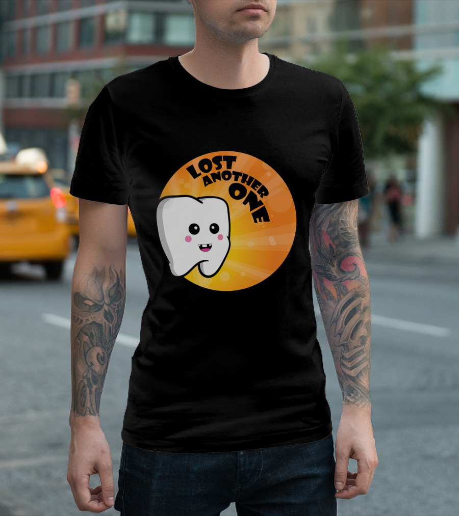 Lost Another One Teeth Cartoon T-Shirt
