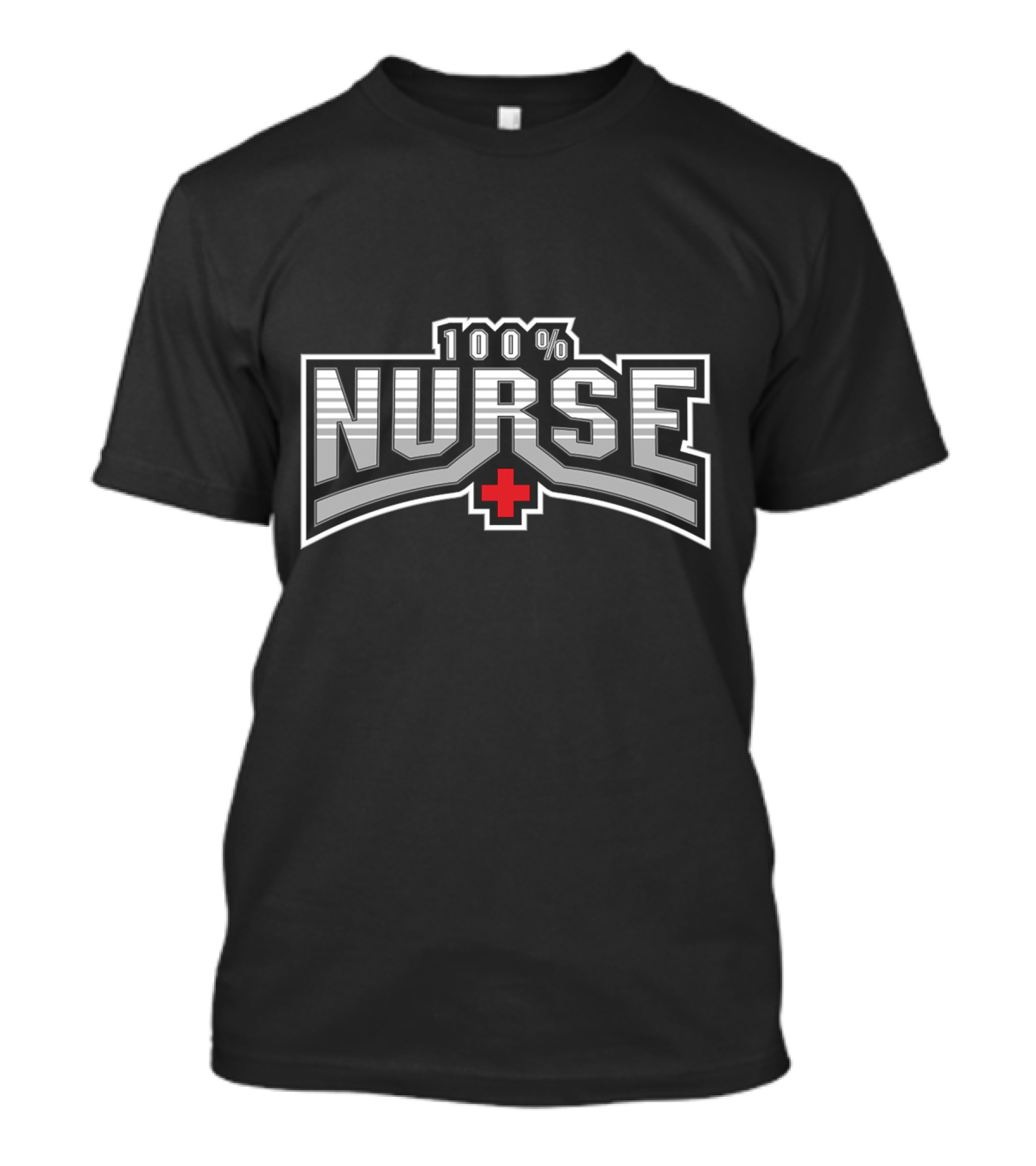 100% Nurse Red Cross T-Shirt