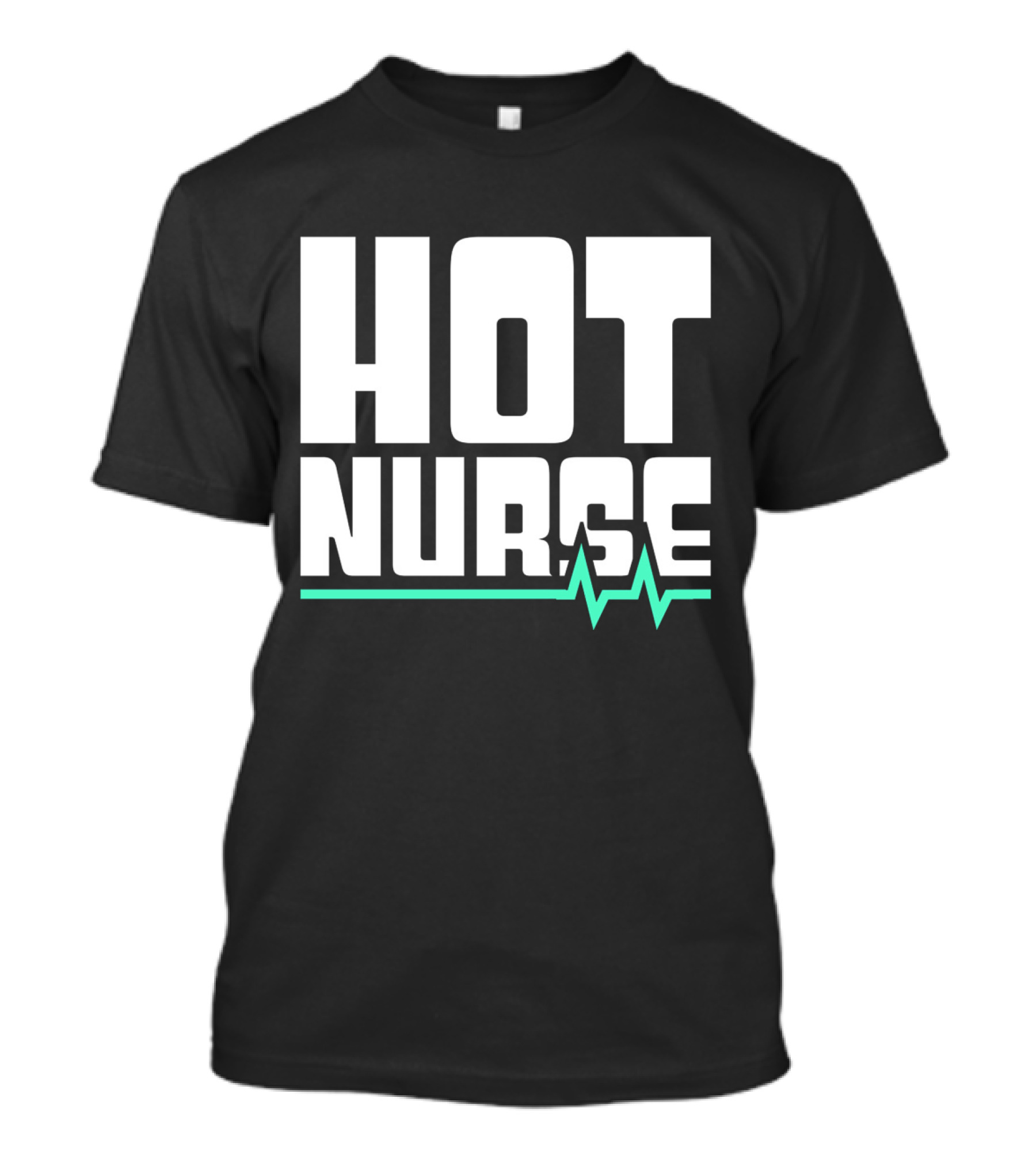 HOT NURSE HEARTBEAT MONITOR LINE T-Shirt