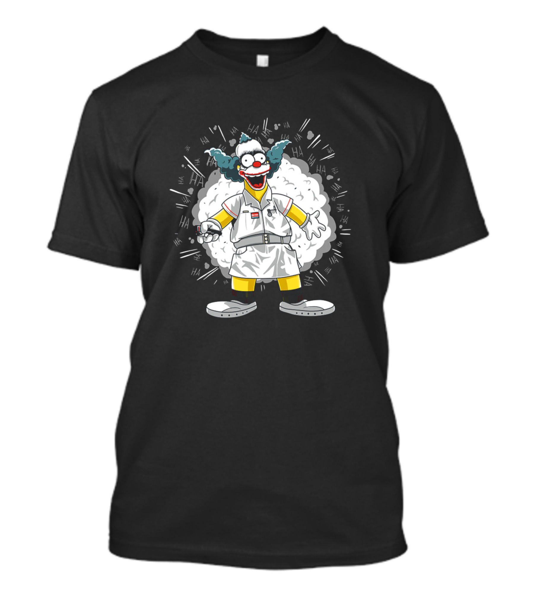 Nurse Krusty Ha Ha Clown In Nurse Outfit With Syringe T-Shirt