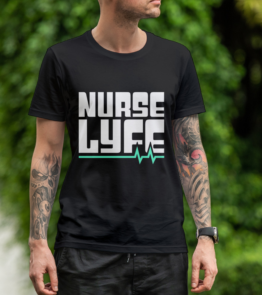 Nurse Lyfe Electrocardiogram T-Shirt