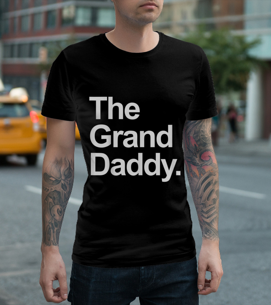 The Granddaddy Mens Cute Cool Funny Family T-Shirt