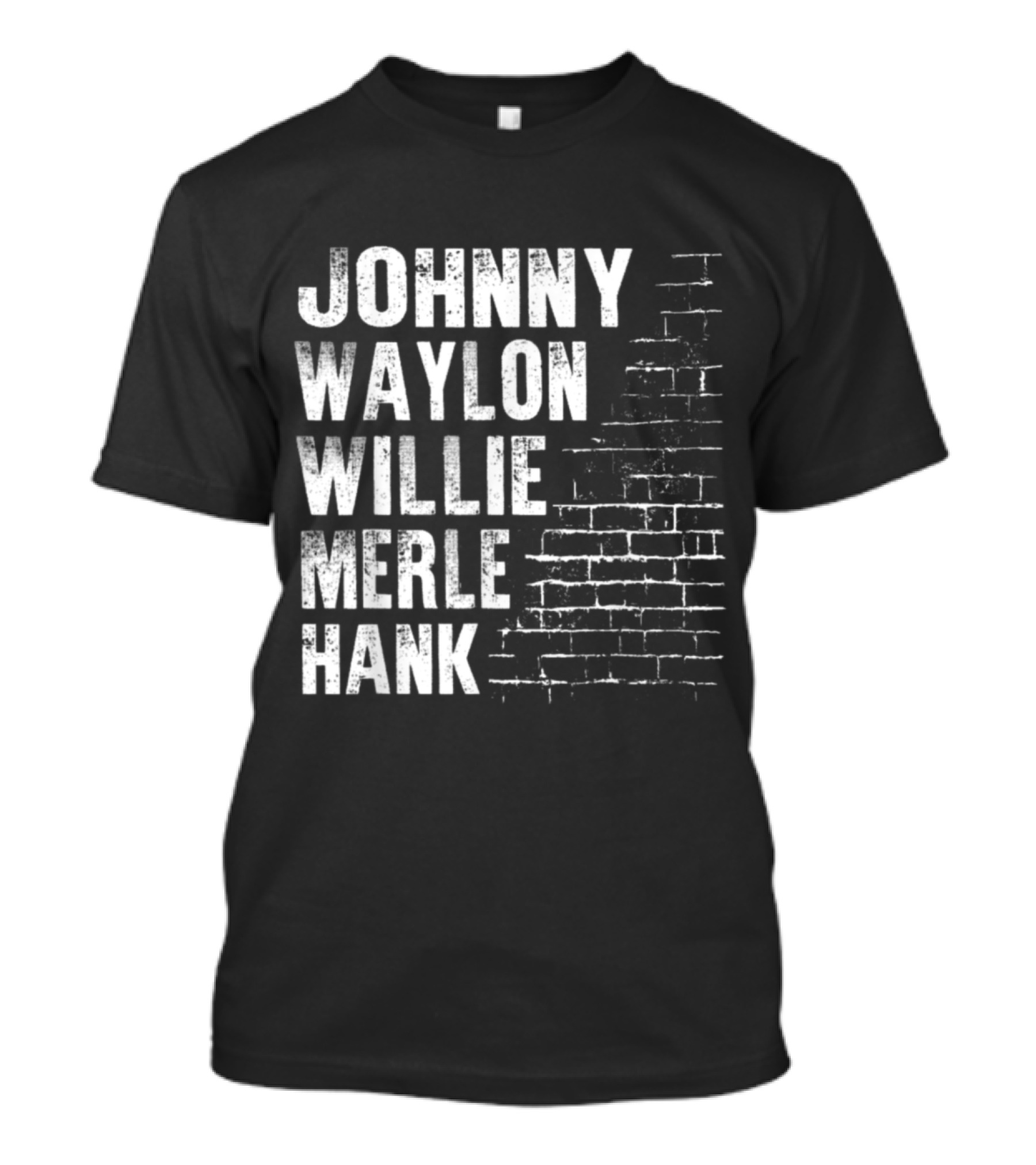 Johnny Waylon Willie Merle Hank Southern Music Legends T-Shirt