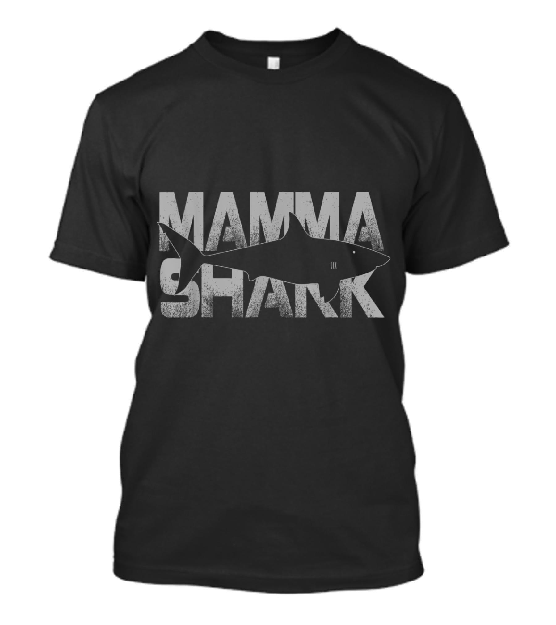Mamma Shark Doo Doo Funny Family Shark T-Shirt