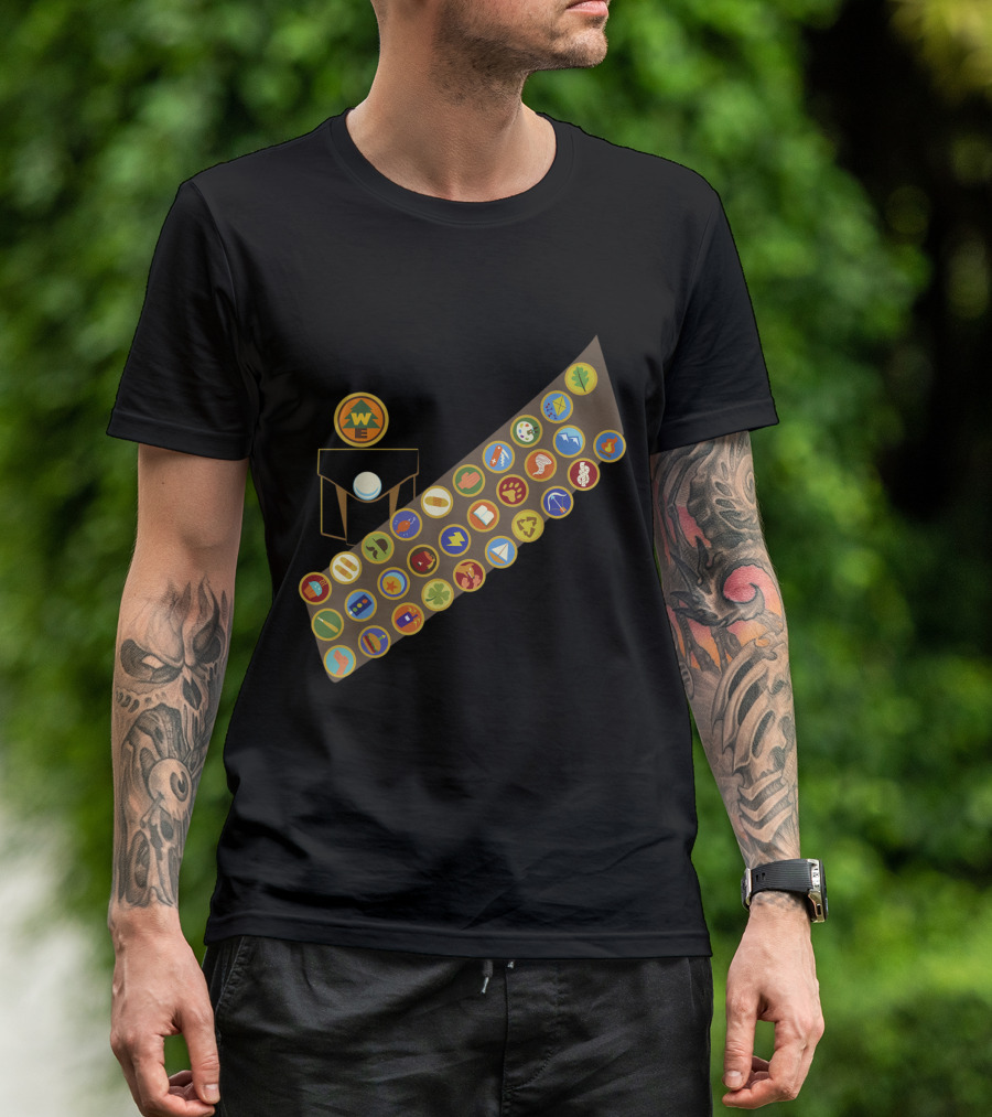 Russell Wilderness Explorer Badges Emblem Disney Pixar Up T-Shirt