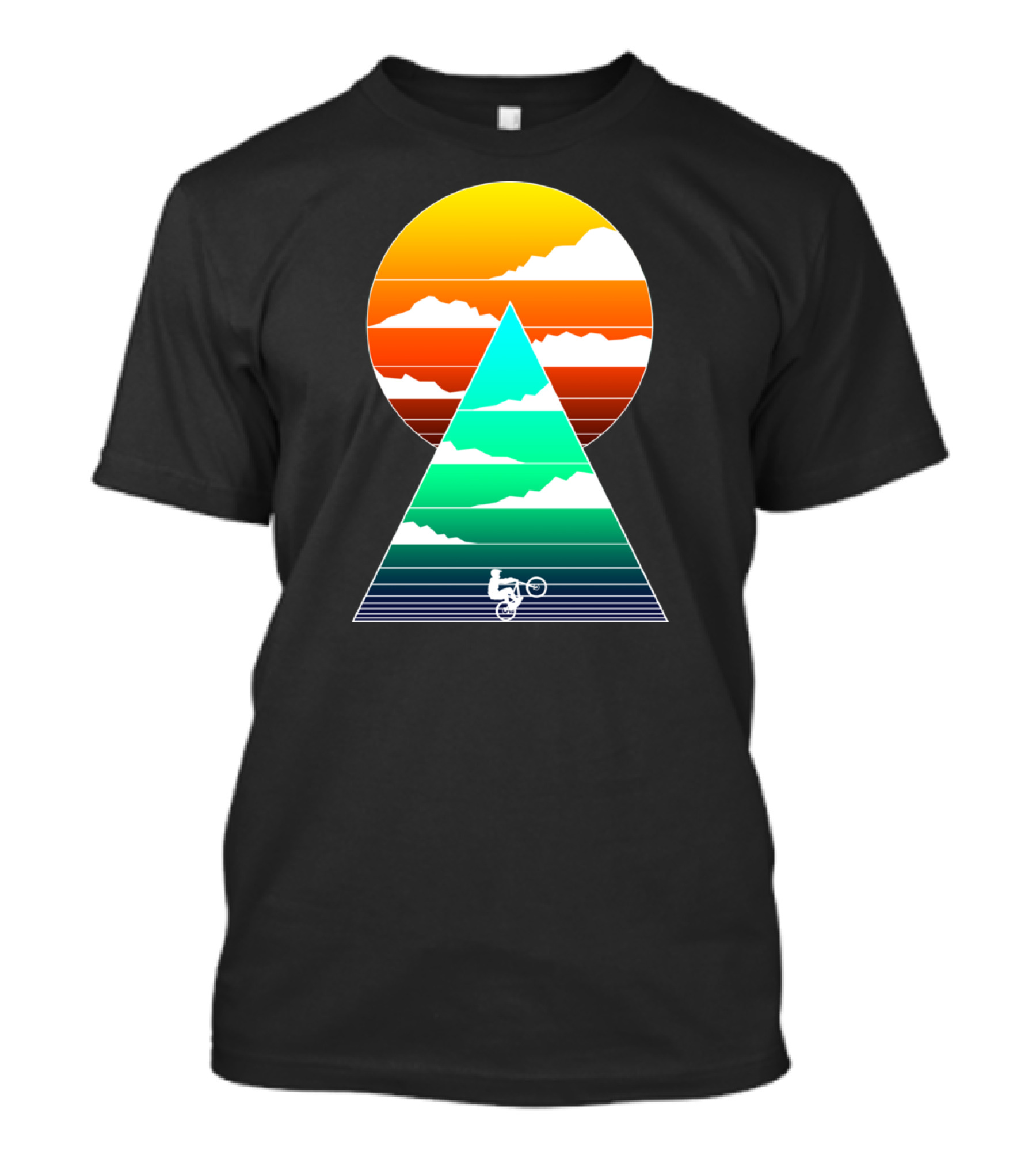 MTB Sunset Mountain Biking Adventure T-Shirt