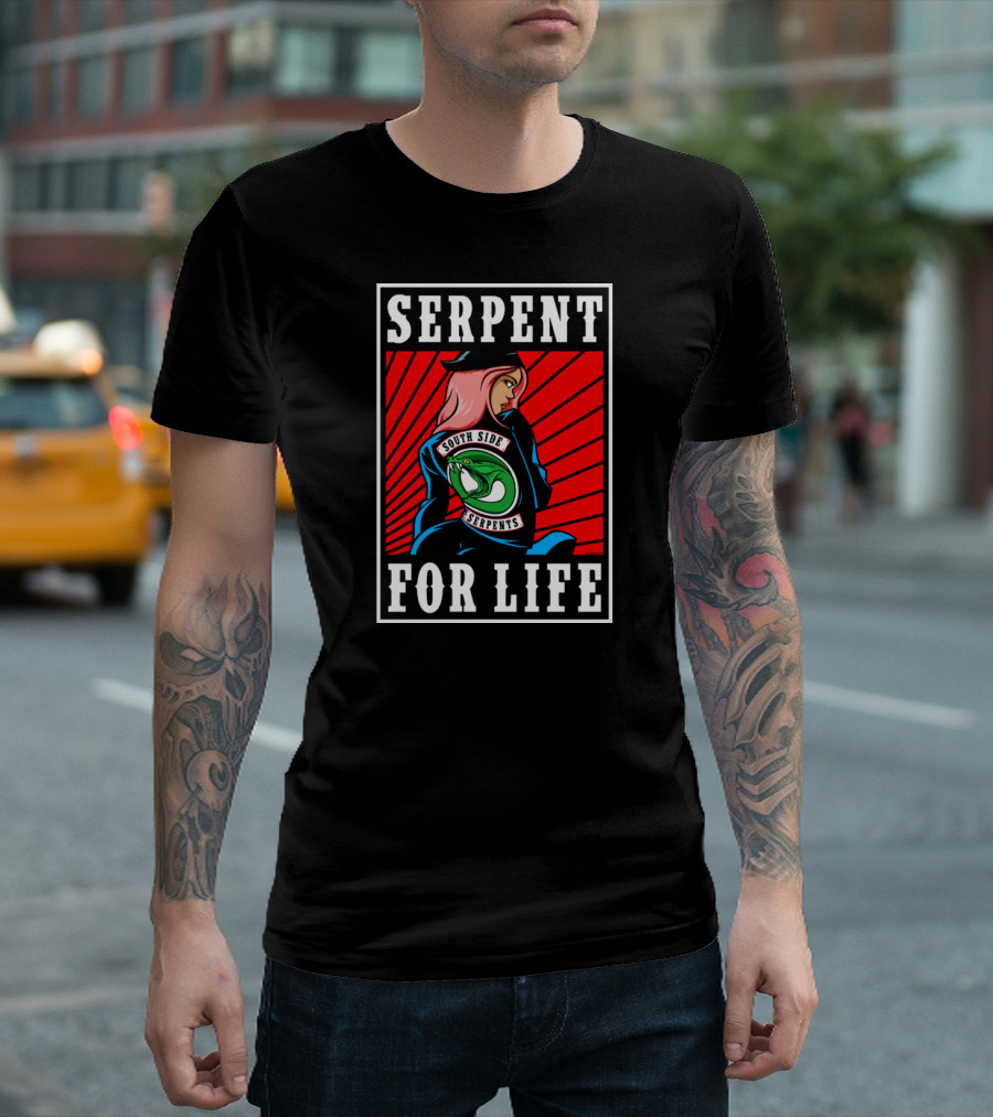 Serpent For Life South Side Serpents Iconic Jacket T-Shirt
