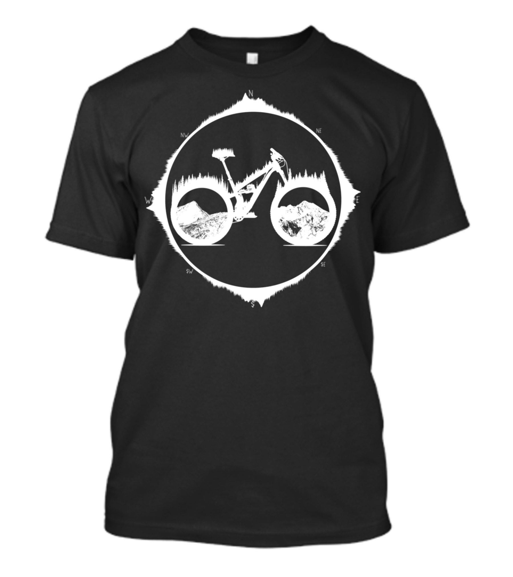 Yety Enduro Mountain Bike Compass Exploration T-Shirt