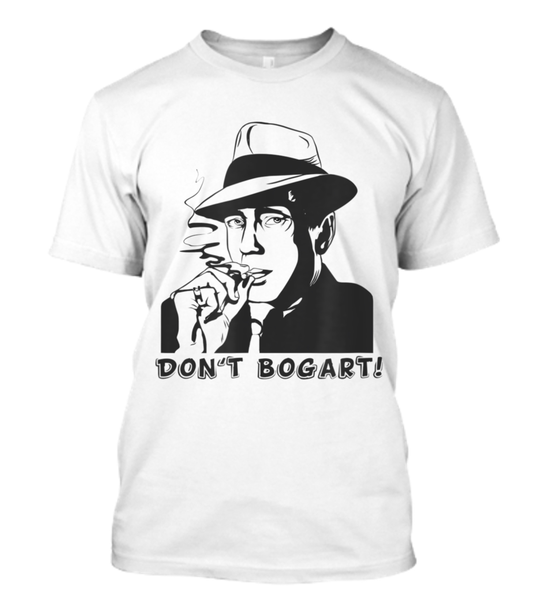 Don't Bogart Smoking Fedora Iconic T-Shirt